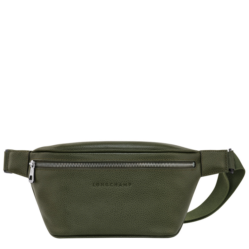 Le Foulonné Belt bag Khaki - Leather 1