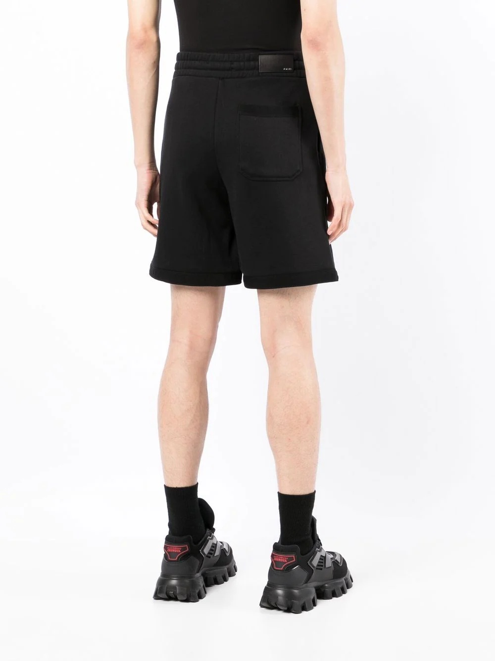 logo-patch track shorts - 4