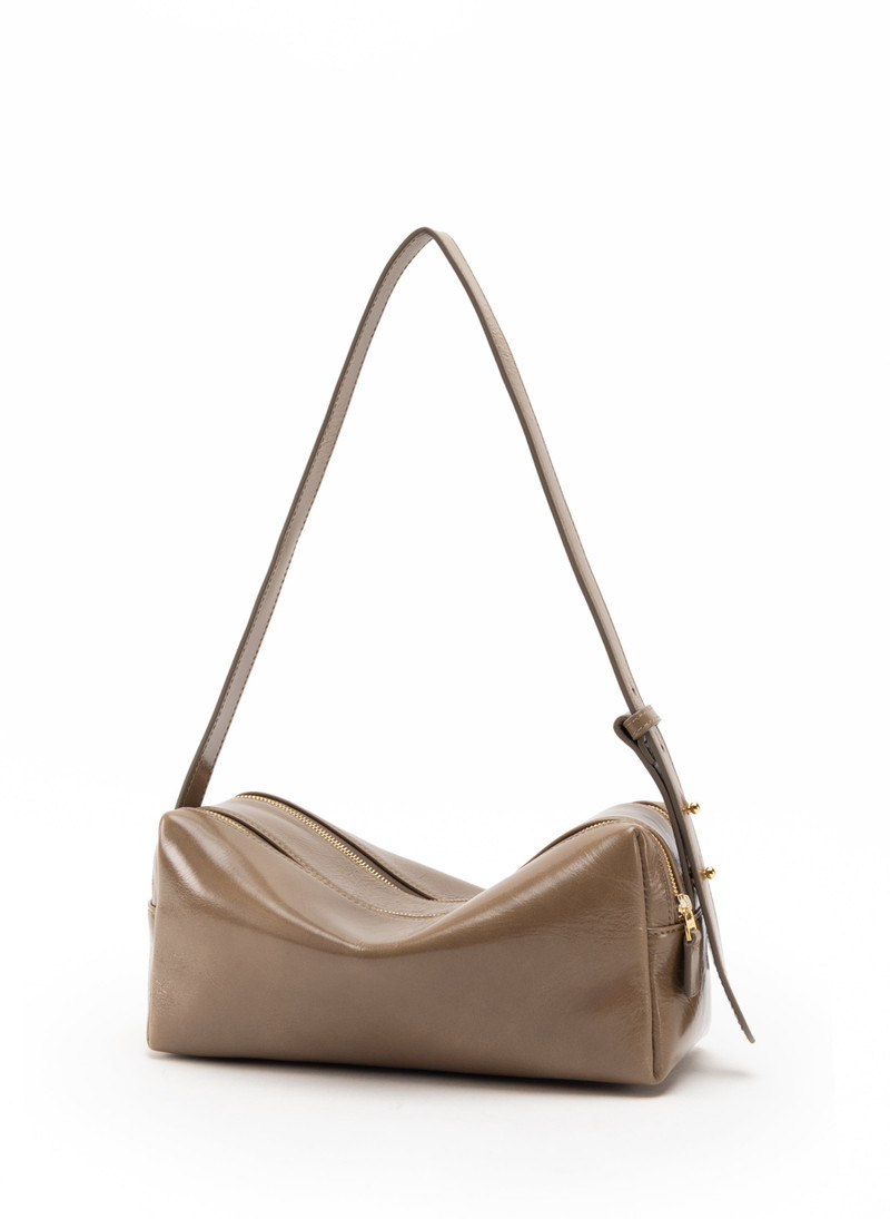 Elleme Trousse Vintage Leather Taupe outlook