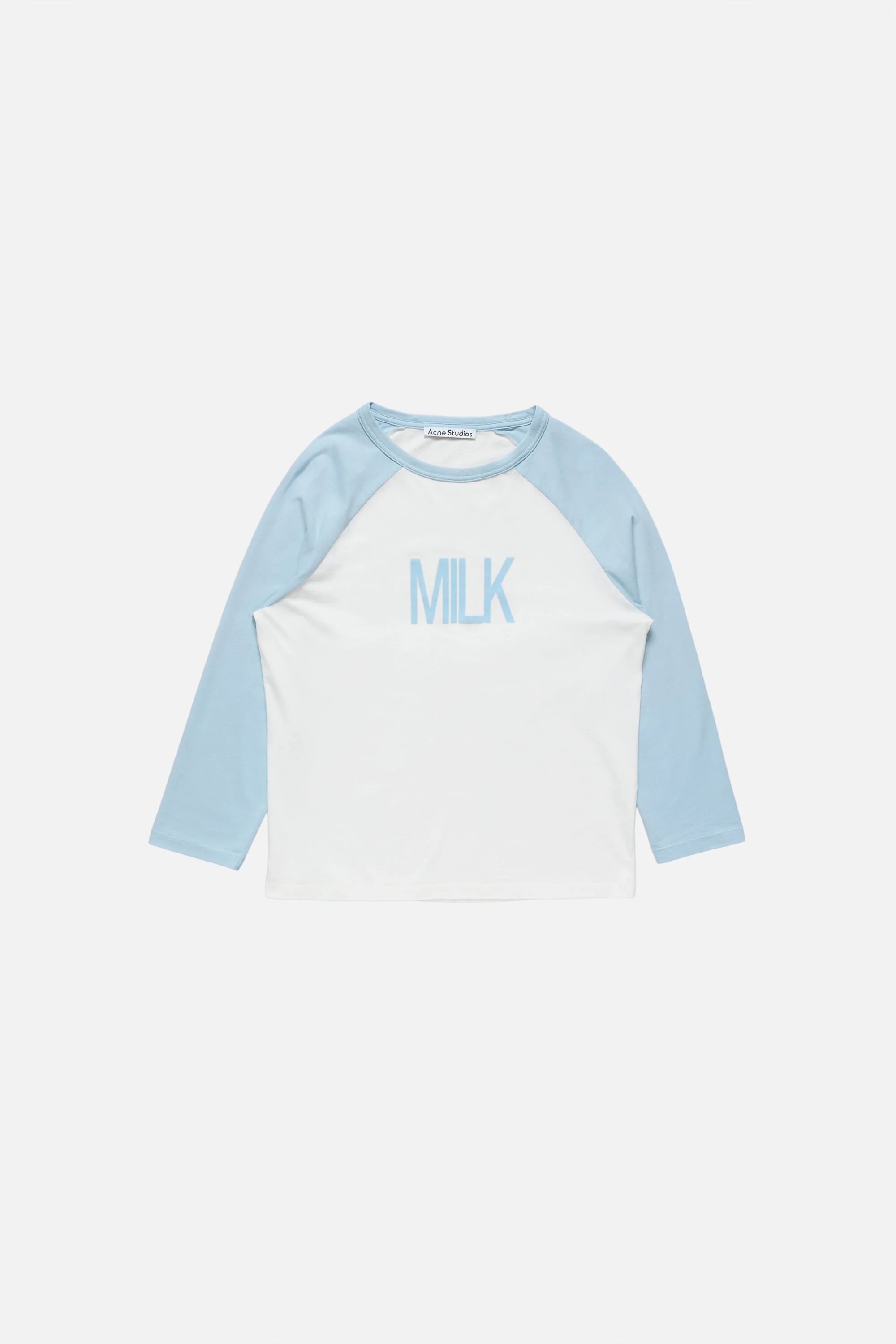 Milk graphic t-shirt - Pale blue/white - 1