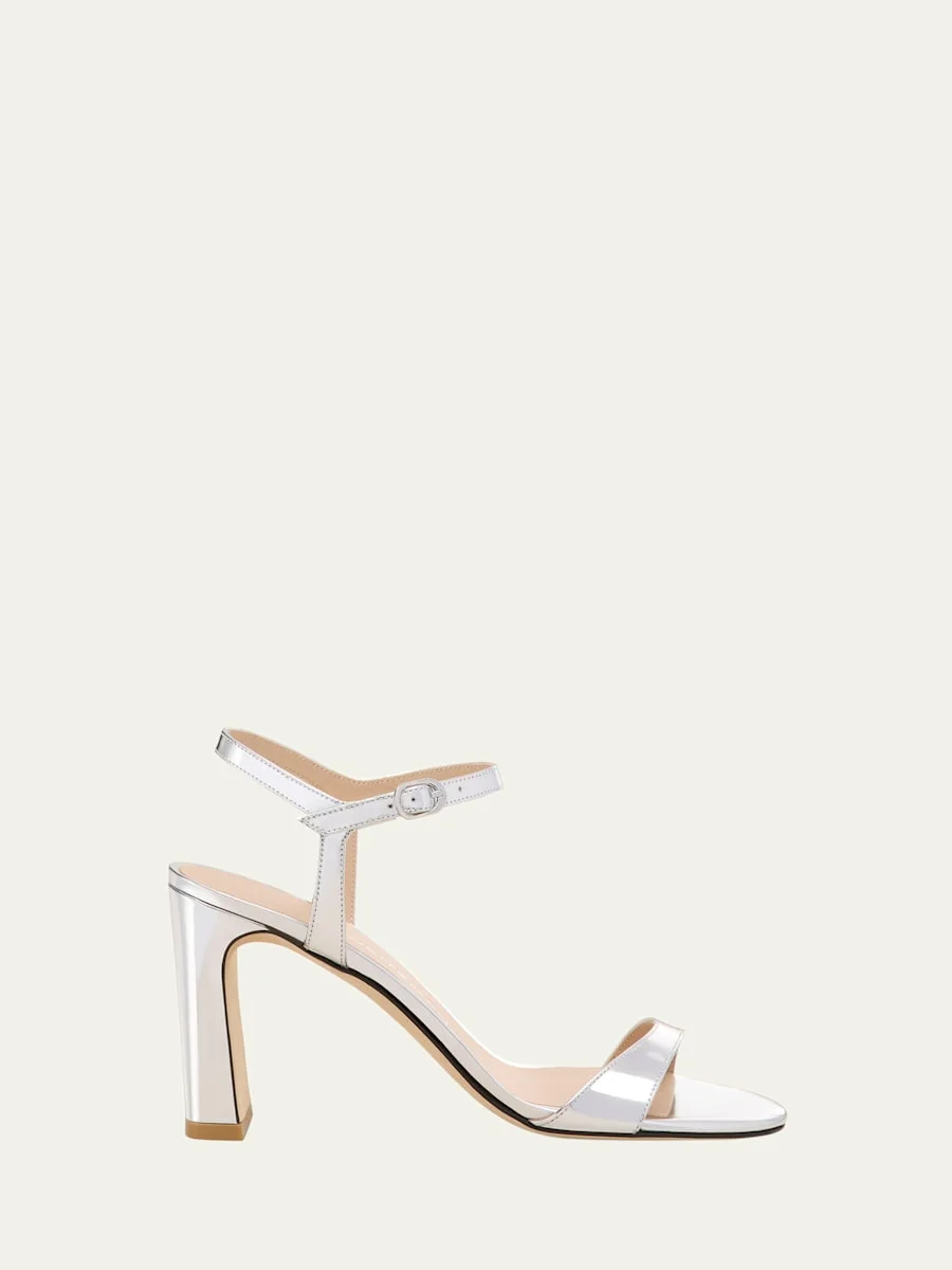 Babette Patent Ankle-Strap Sandals - 1