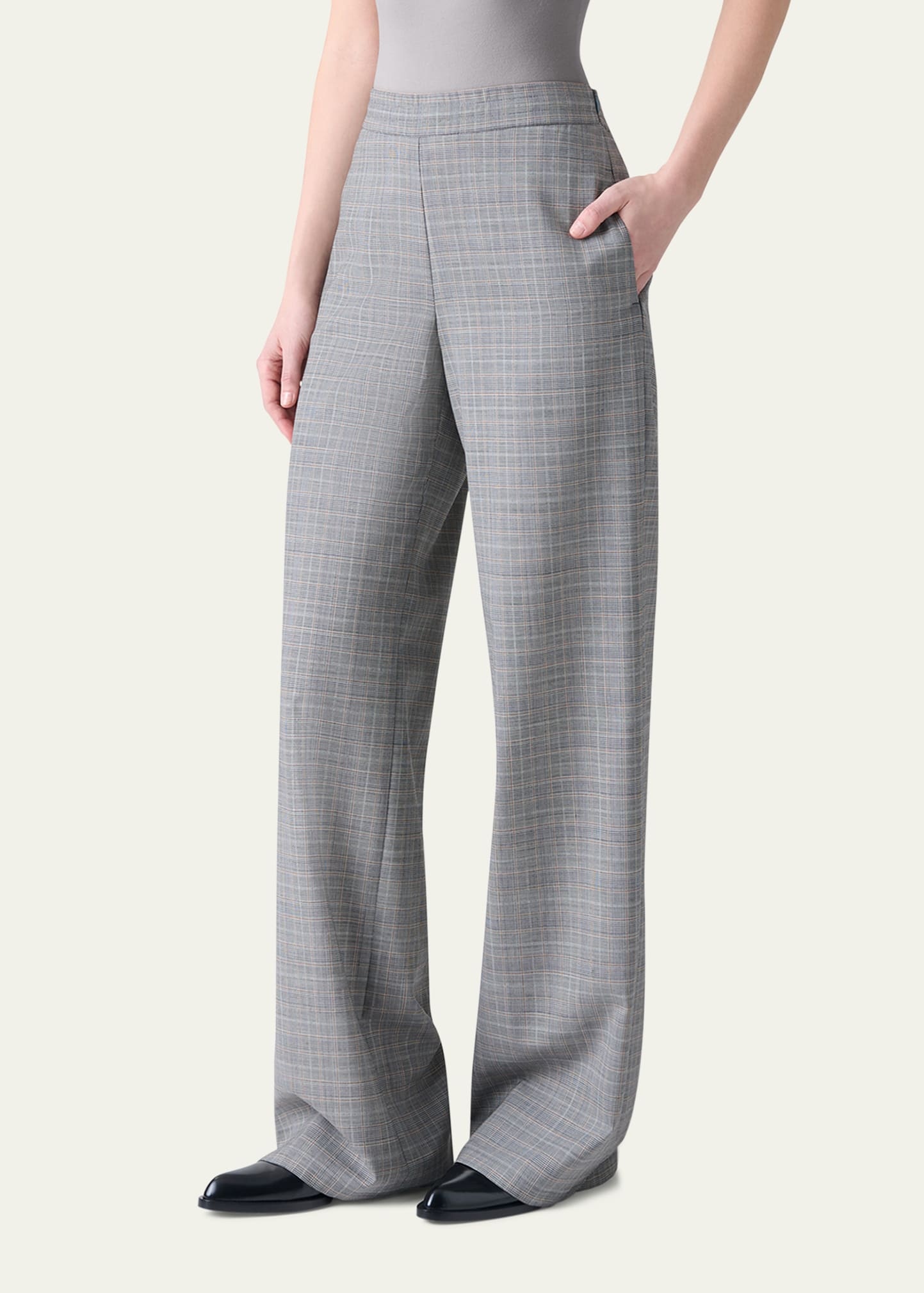Filibert Prince of Wales Check Cool Wool Pants - 4