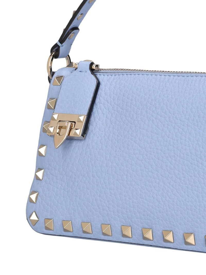 Small Rockstud leather shoulder bag - 3