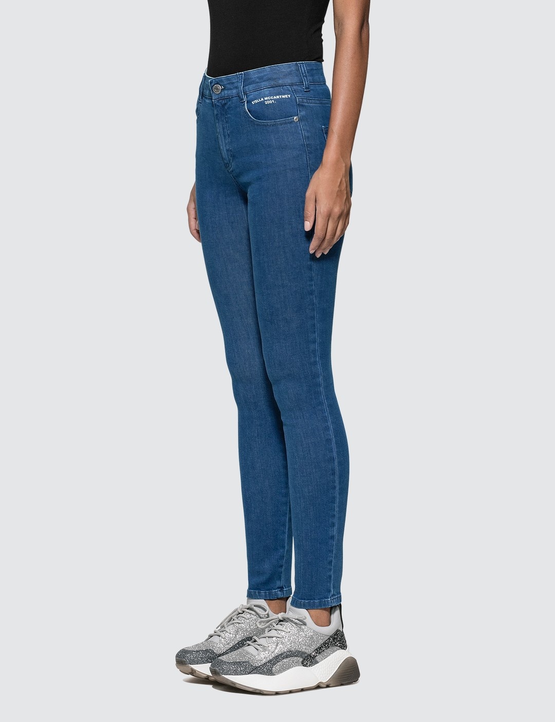 HIGHT WAIST SKINNY JEANS - 2