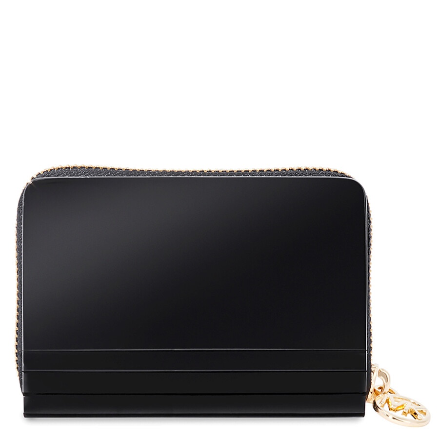 Michael Kors - Michael Kors Barbara Resin Coin Purse - Black - 1