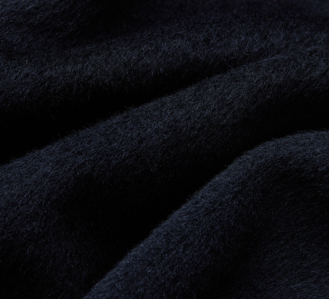 USN Overshirt - Black Wool/Angora - 6