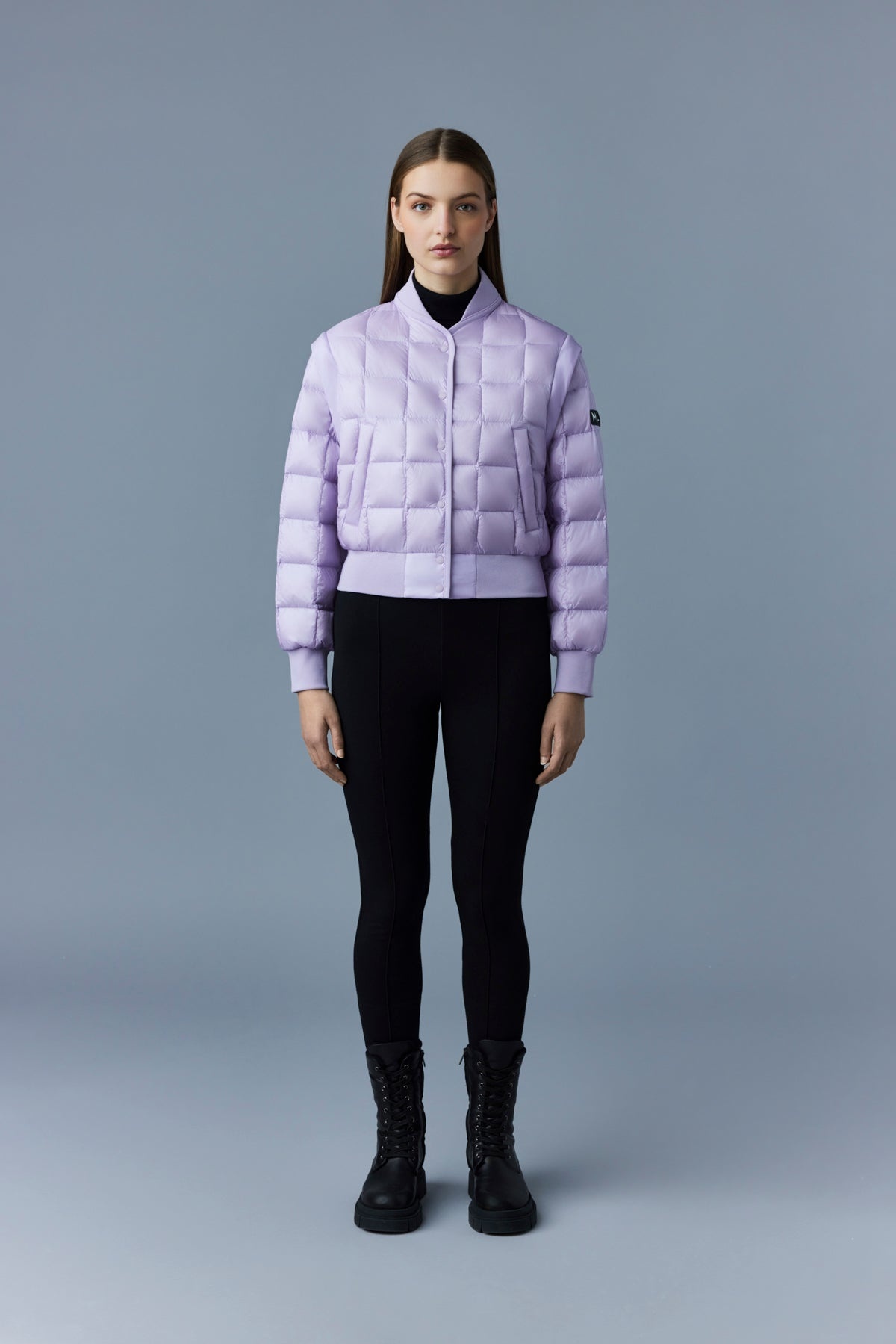 ANI 2-in-1 recycled E3-Lite down bomber jacket - 2