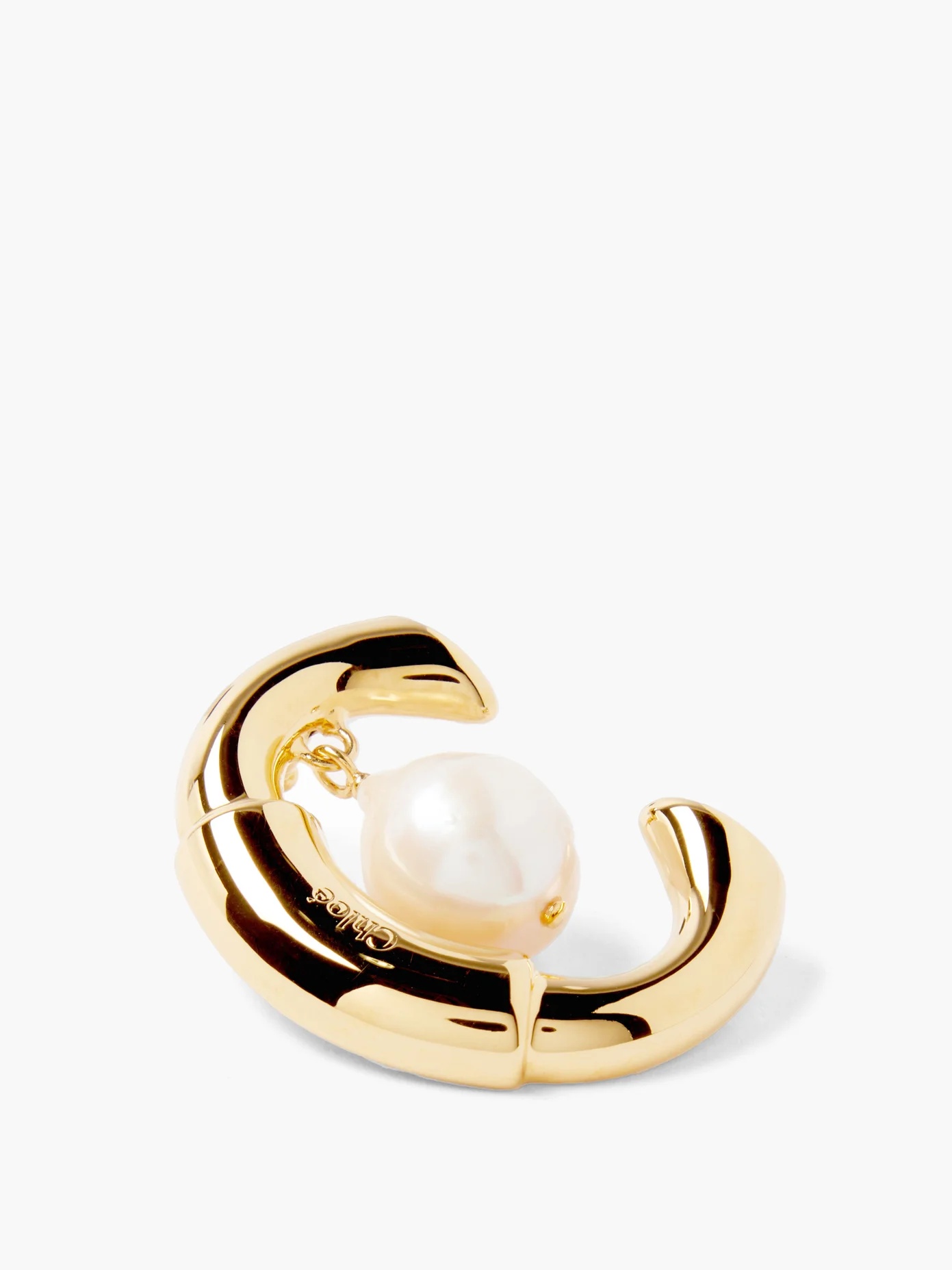 C baroque-pearl single earring - 3