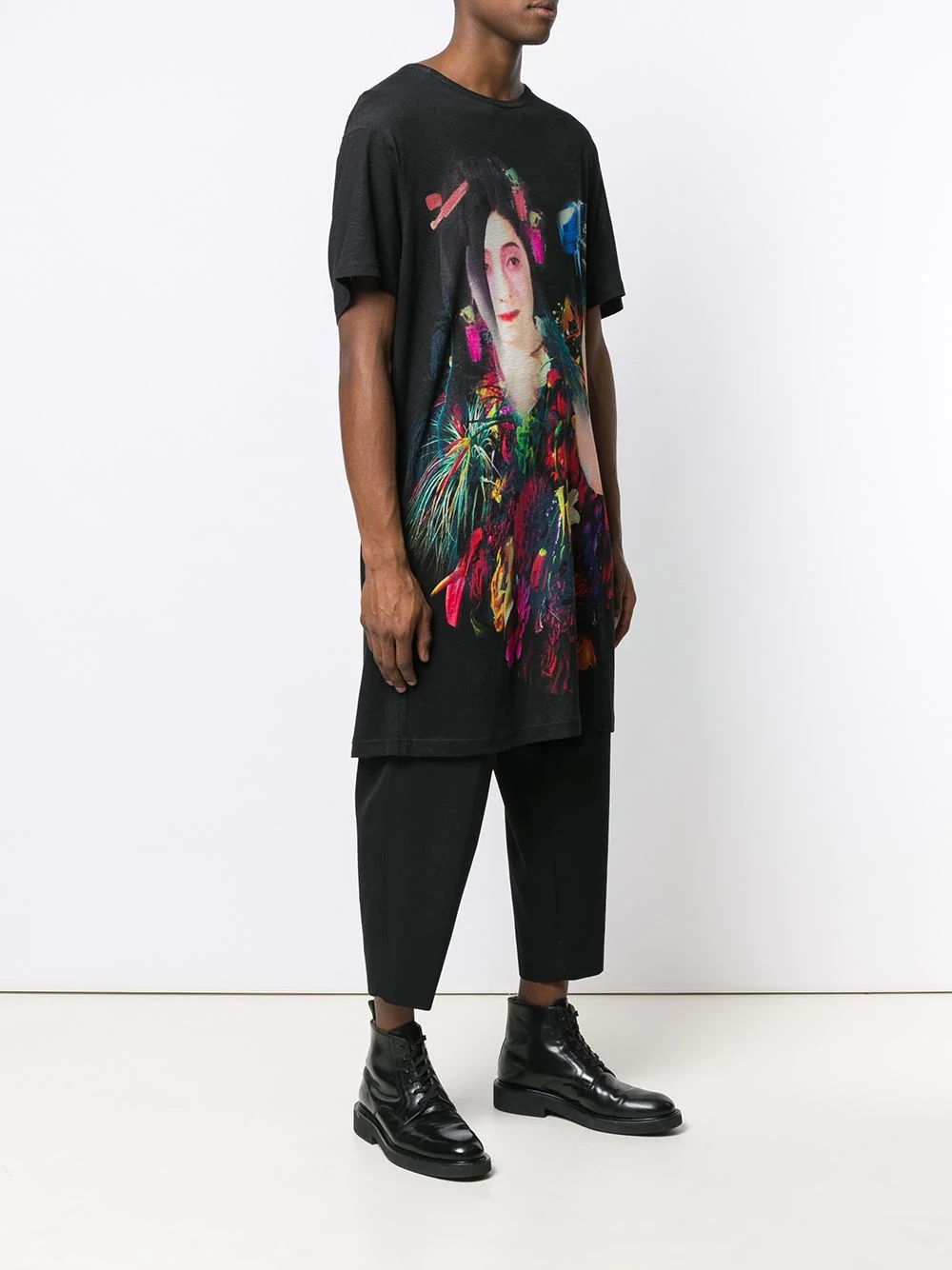 oversized print T-shirt - 3