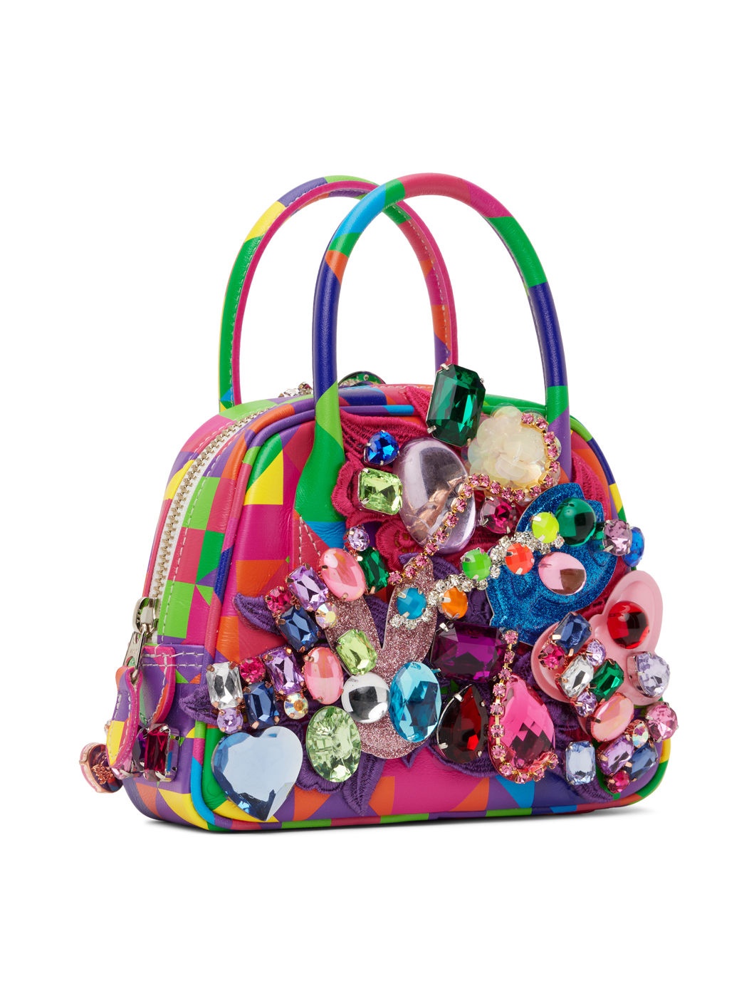 Multicolor Crystal-Cut Bag - 2