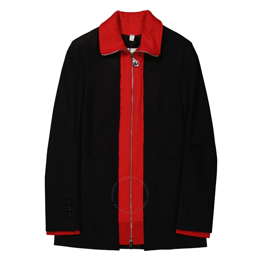 Burberry Ladies Track Top Detail Tailored Jacket - 4