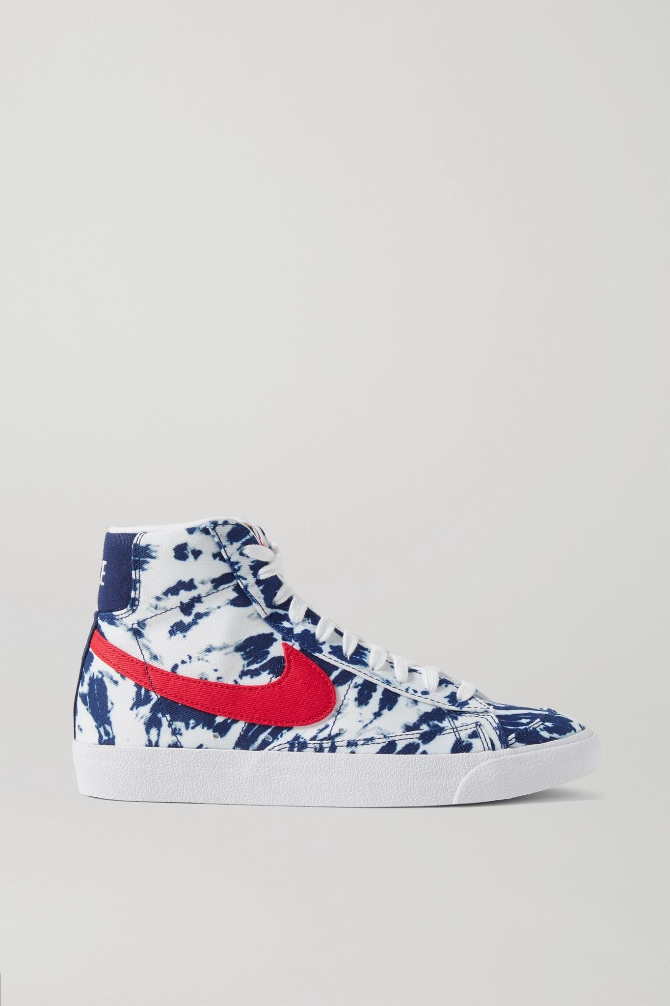 Blazer Mid '77 tie-dyed canvas sneakers - 1