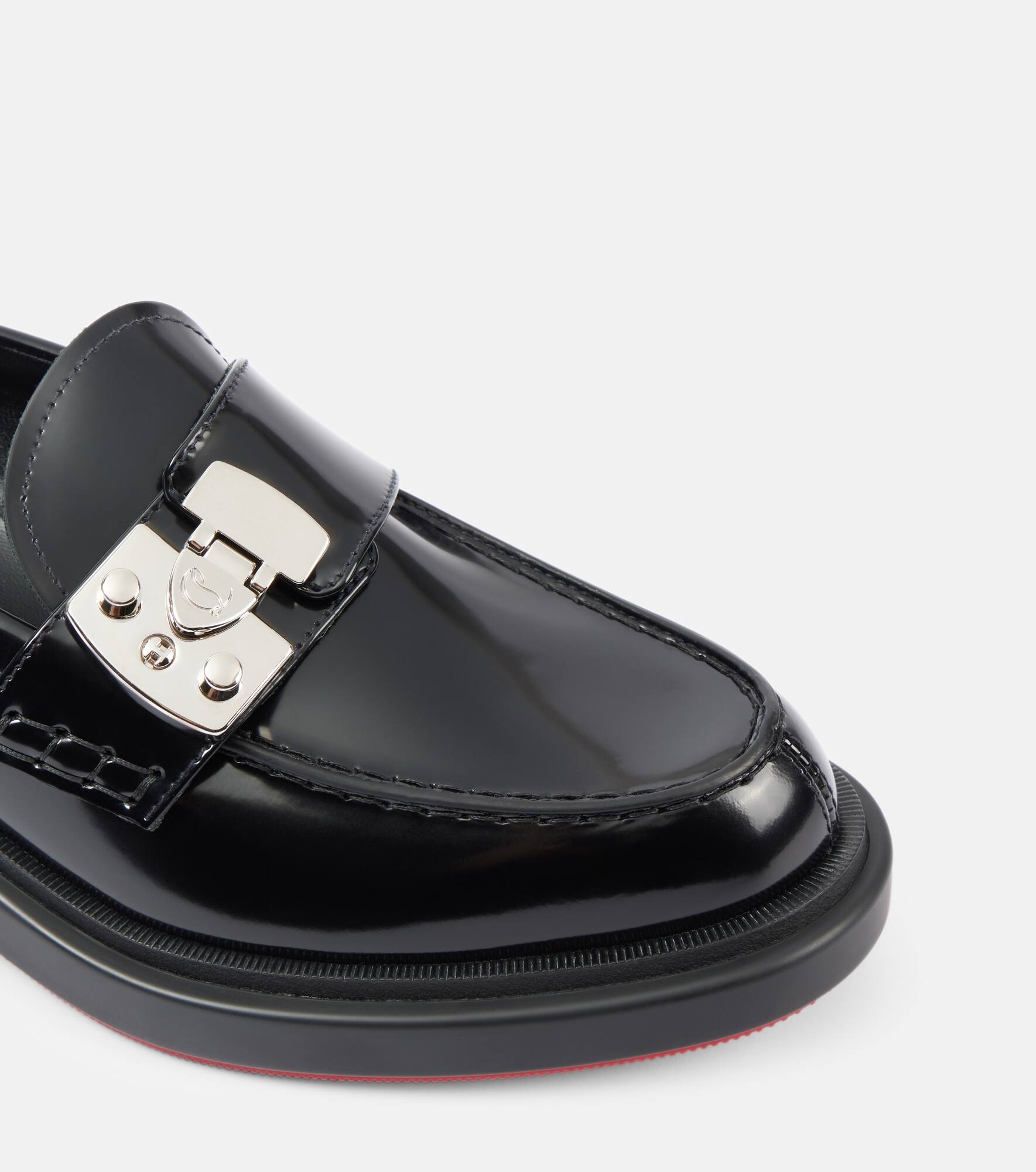 Urban Moc Lock leather loafers - 5