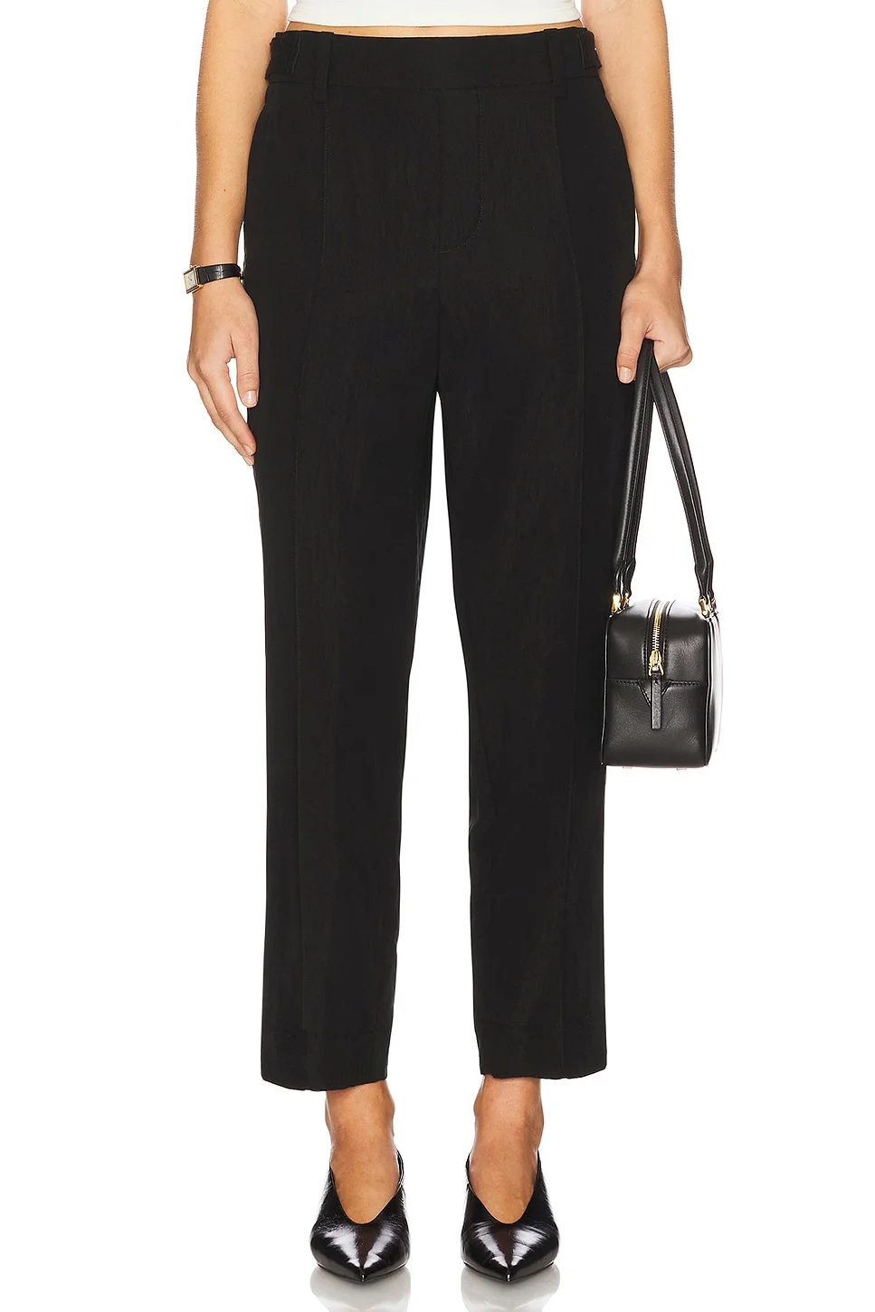 Mid Rise Utility Tab Easy Pull On Pant - 1