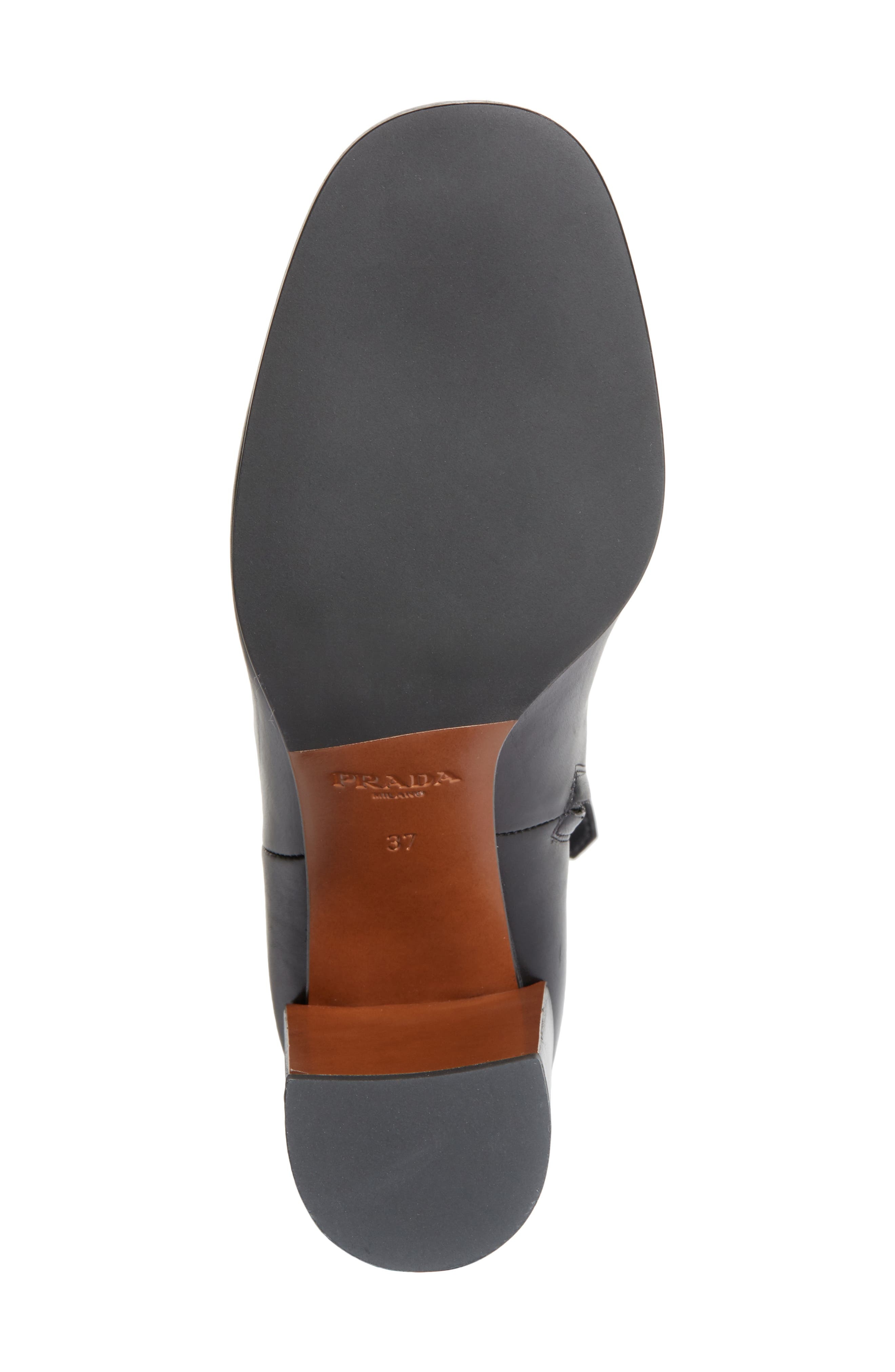 Prada Demi Block Heel Bootie in Nero at Nordstrom - 6