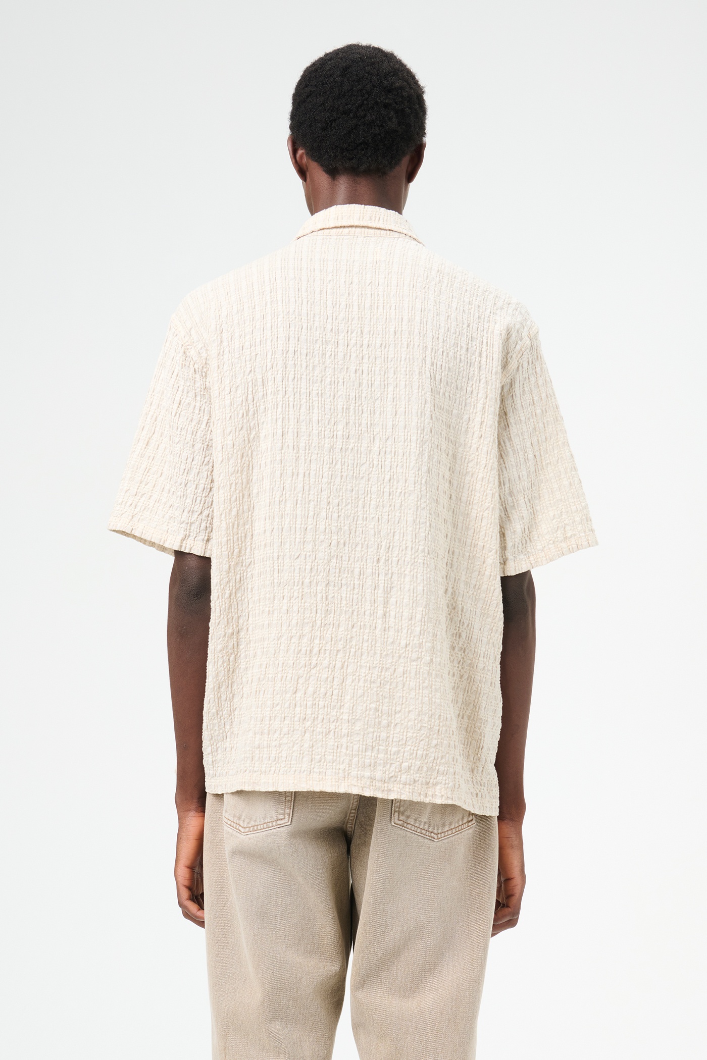 Box Shirt Shortsleeve Light Authentic Seersucker - 7
