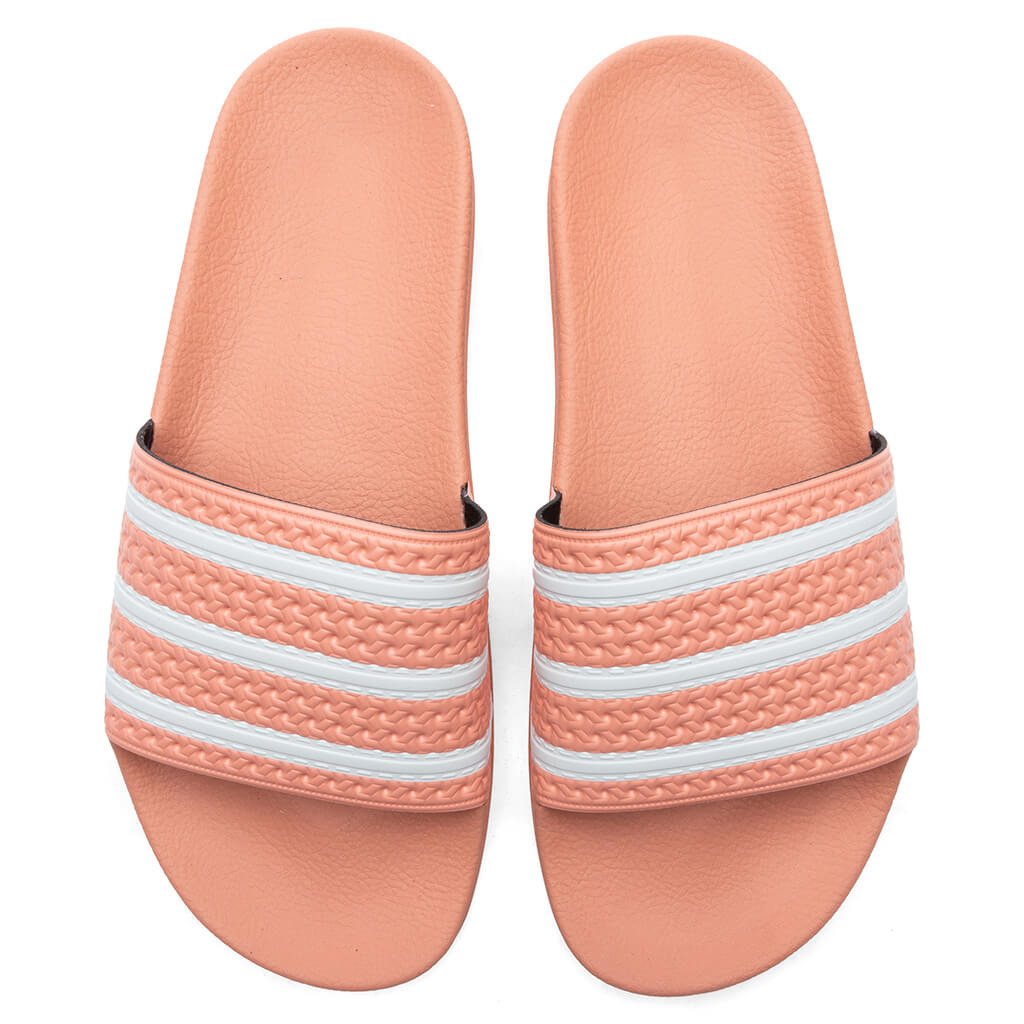 ADIDAS ORIGINALS ADILETTE SLIDES - AMBIENT BLUSH - 4