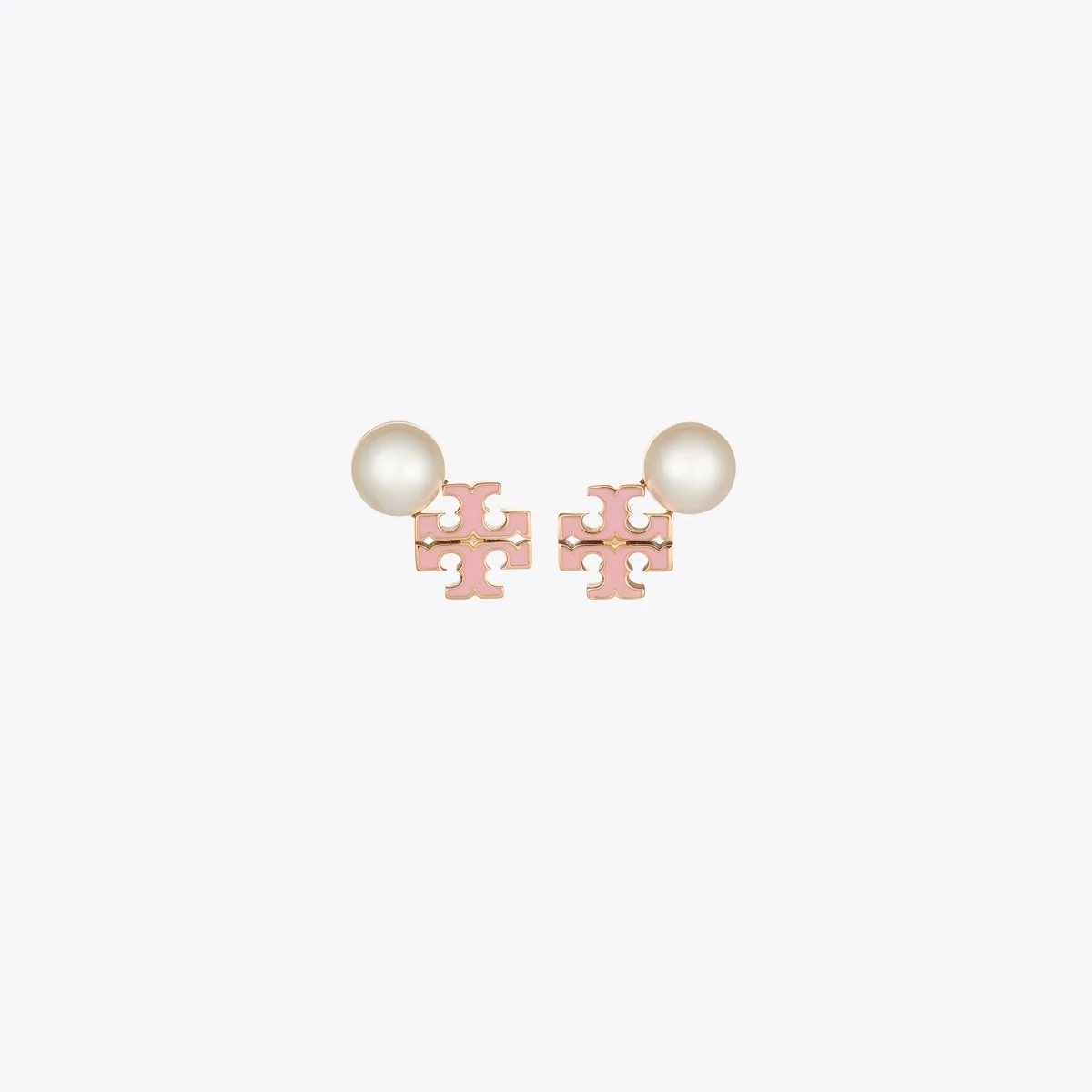 Moondance Logo and Pearl Stud Earrings - 1