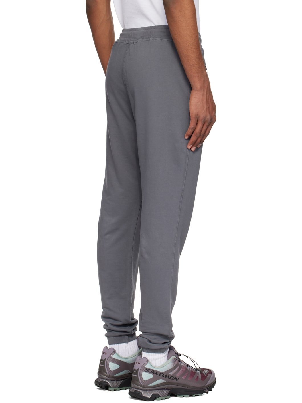Gray Light Fleece Logo Sweatpants - 3