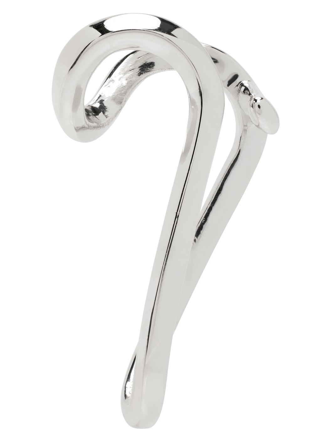 Silver Alan Crocetti Edition Abstract Heart Single Ear Cuff - 1