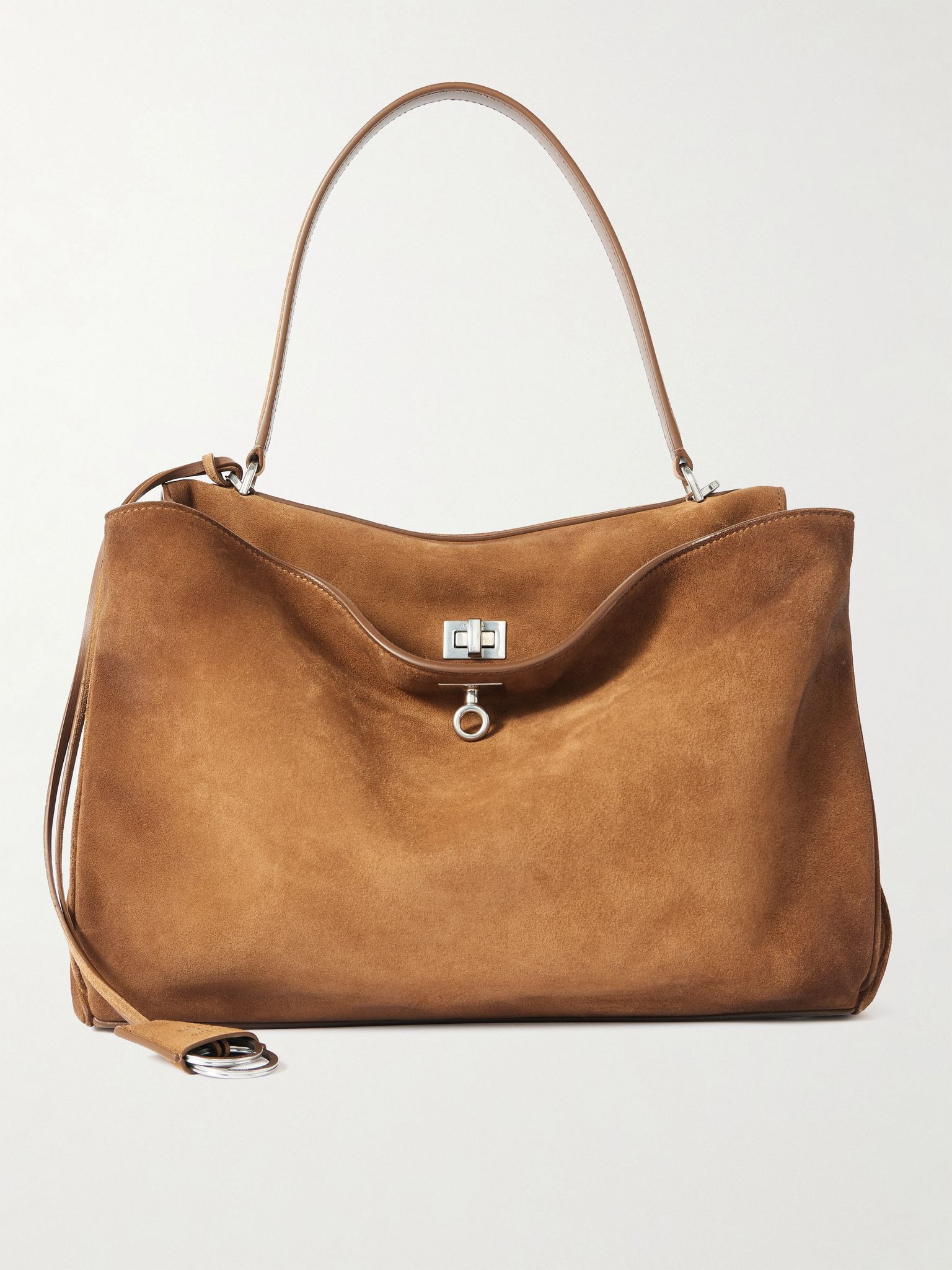 Rodeo medium suede shoulder bag Camel - 1