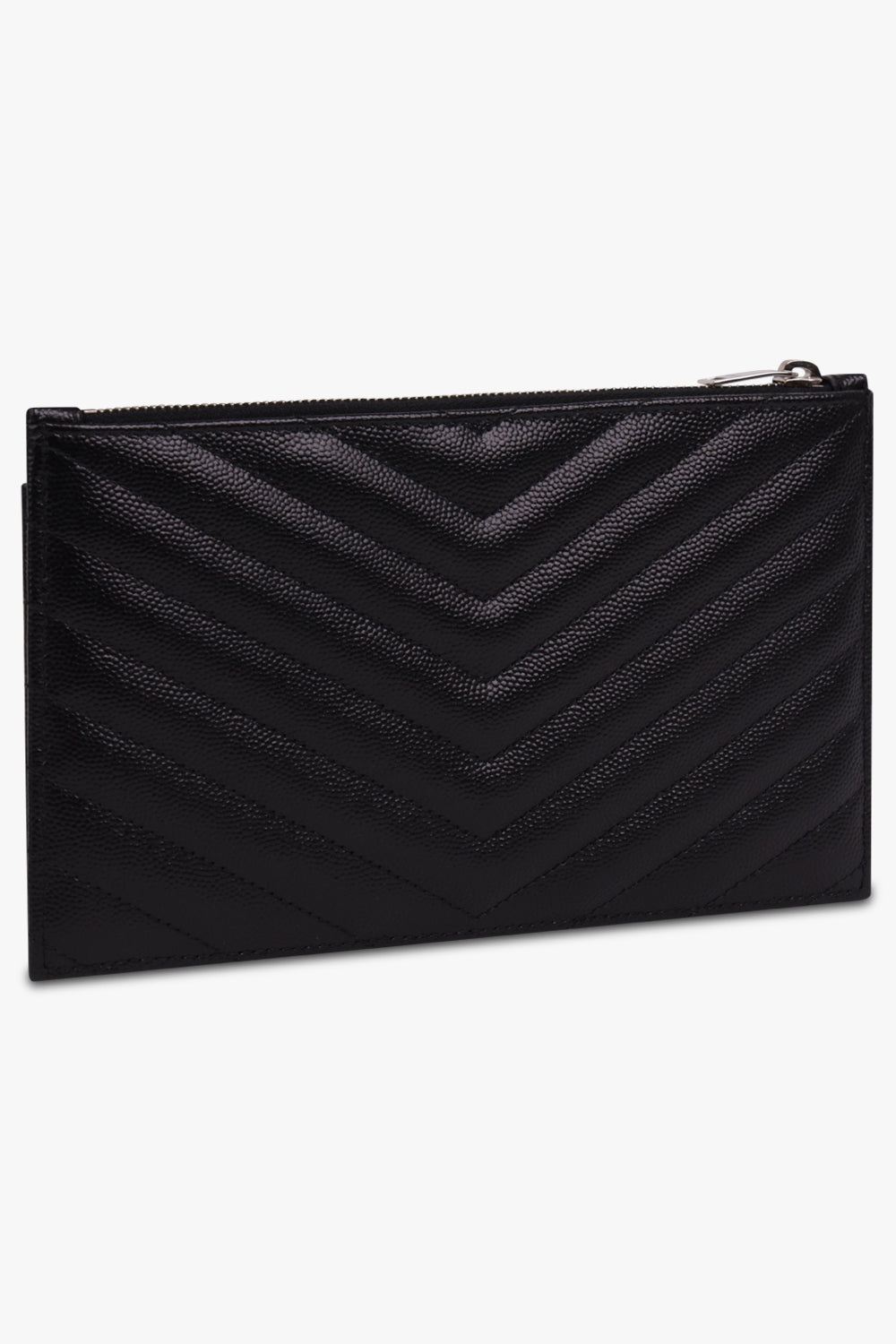 MONOGRAMME BILL POUCH | BLACK/SILVER - 2