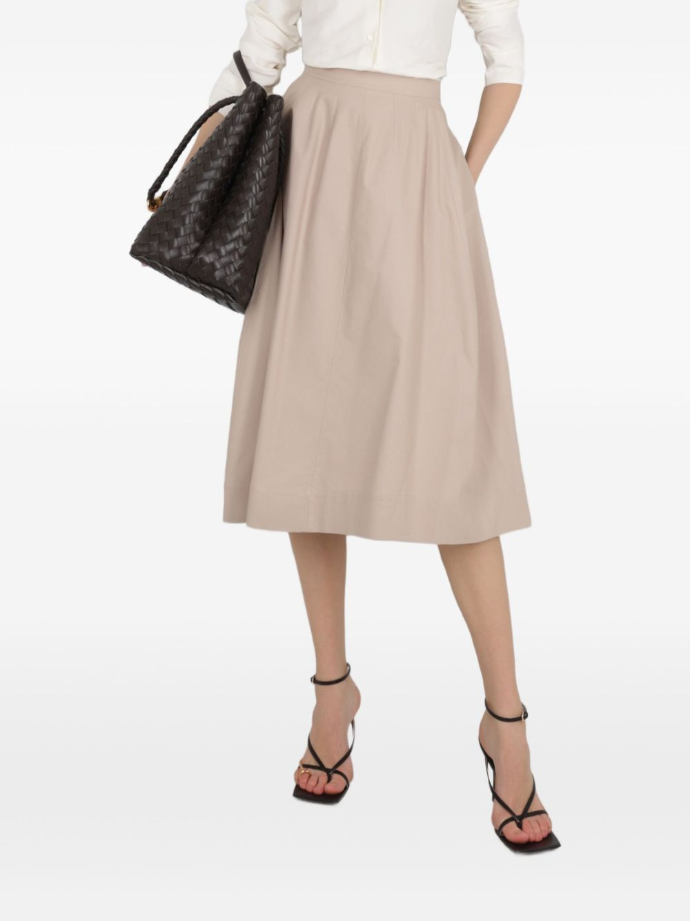 A-line midi skirt - 2