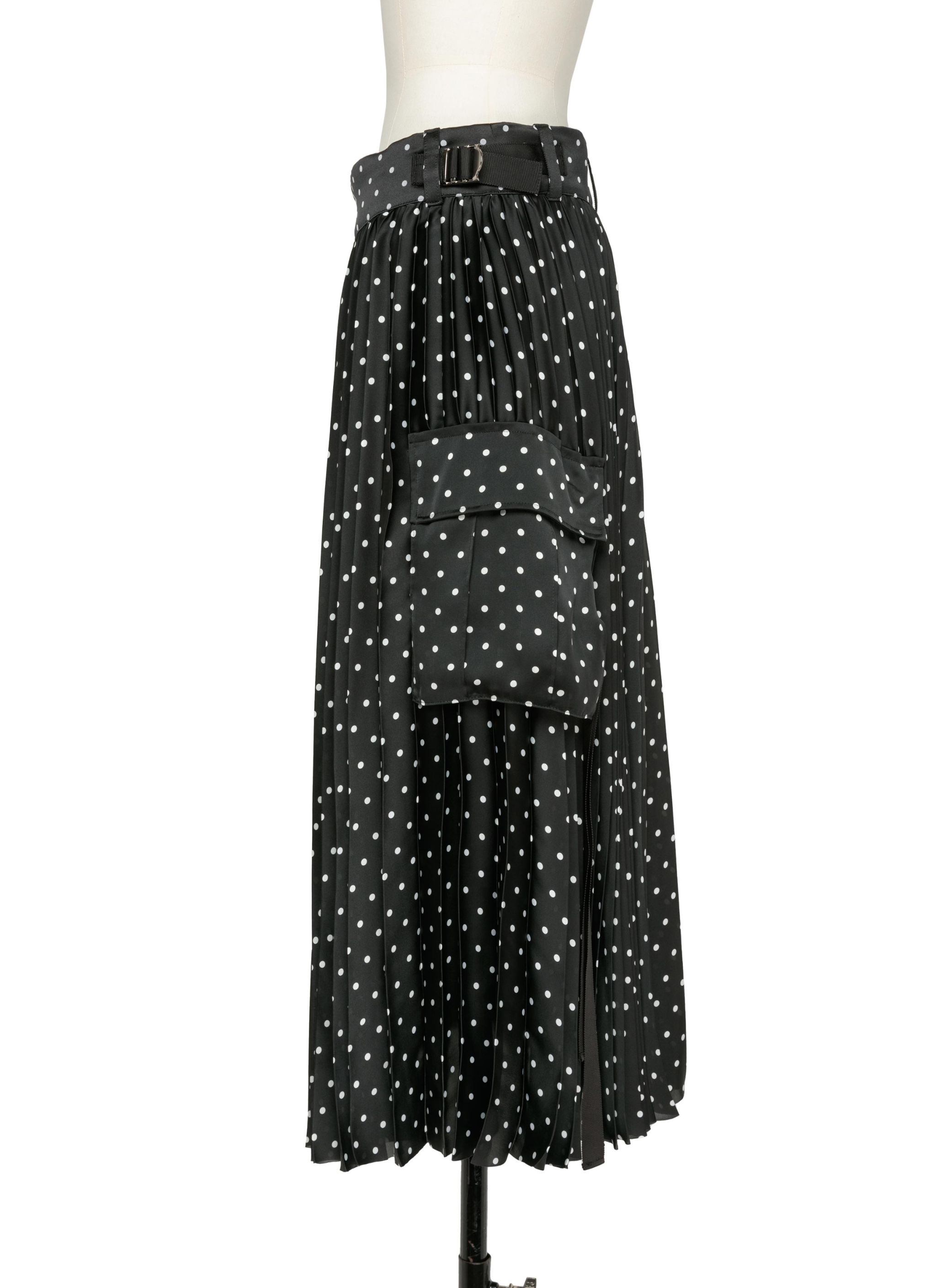 Polka Dot Print Skirt - 2
