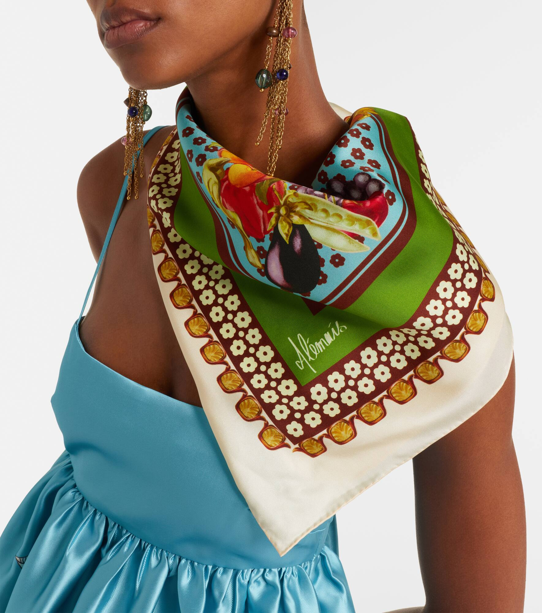Rocco printed silk scarf - 2