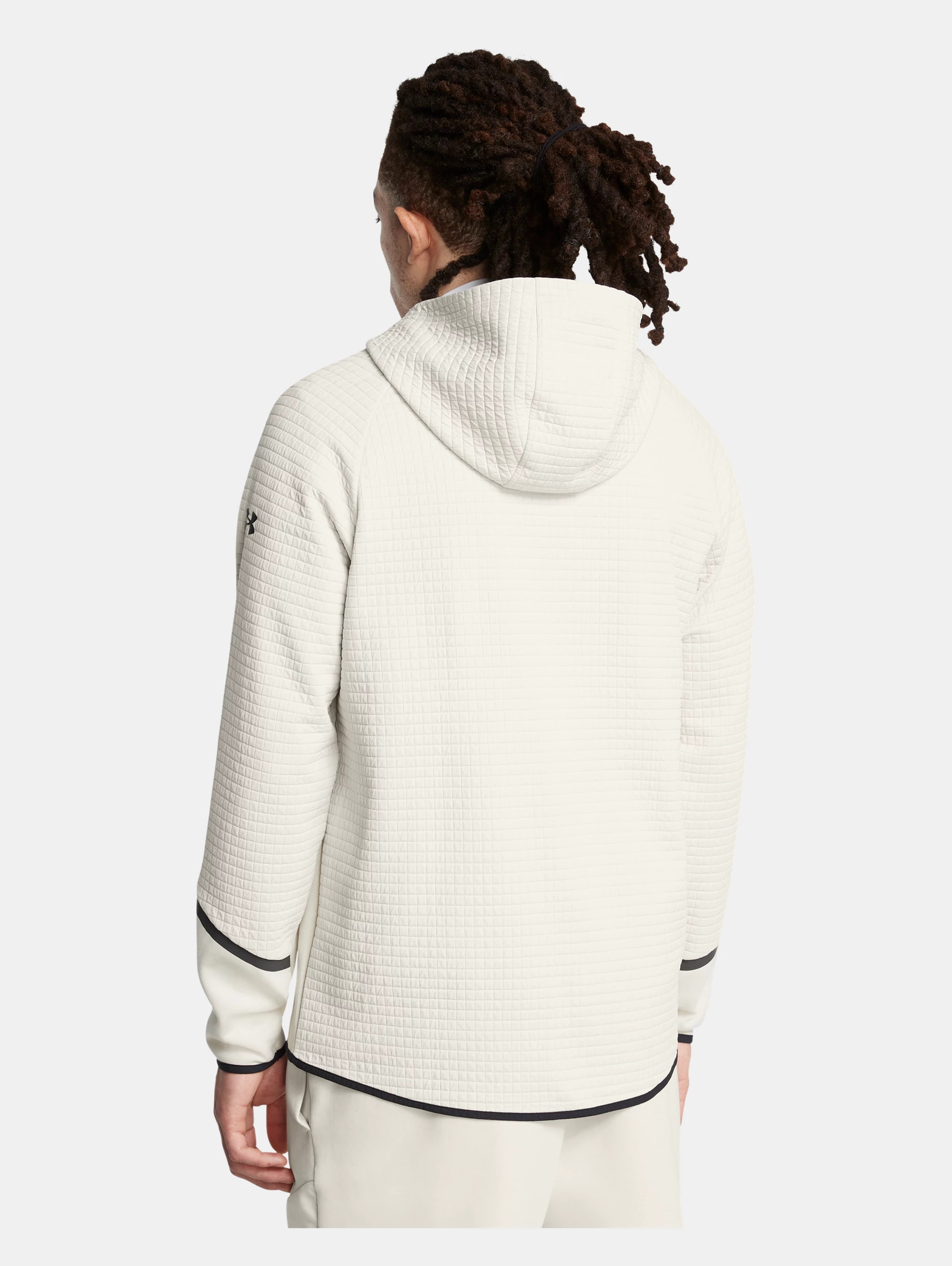 Men's UA Unstoppable Fleece Grid Full-Zip - 4