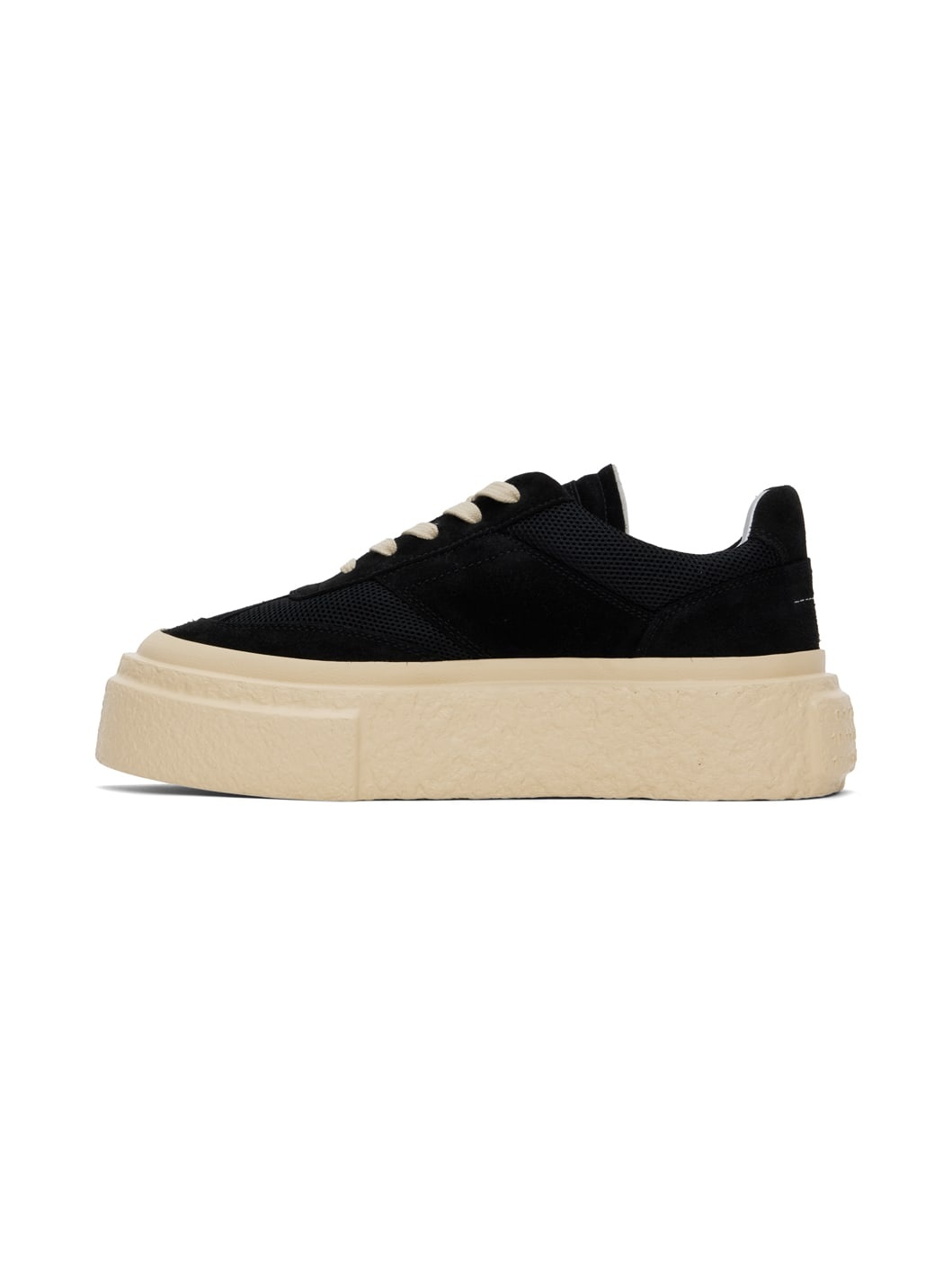 Black Gambetta Lace-Up Platform Sneakers - 3