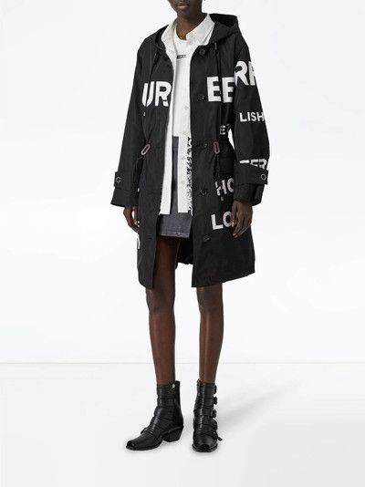 Burberry Horseferry print parka outlook