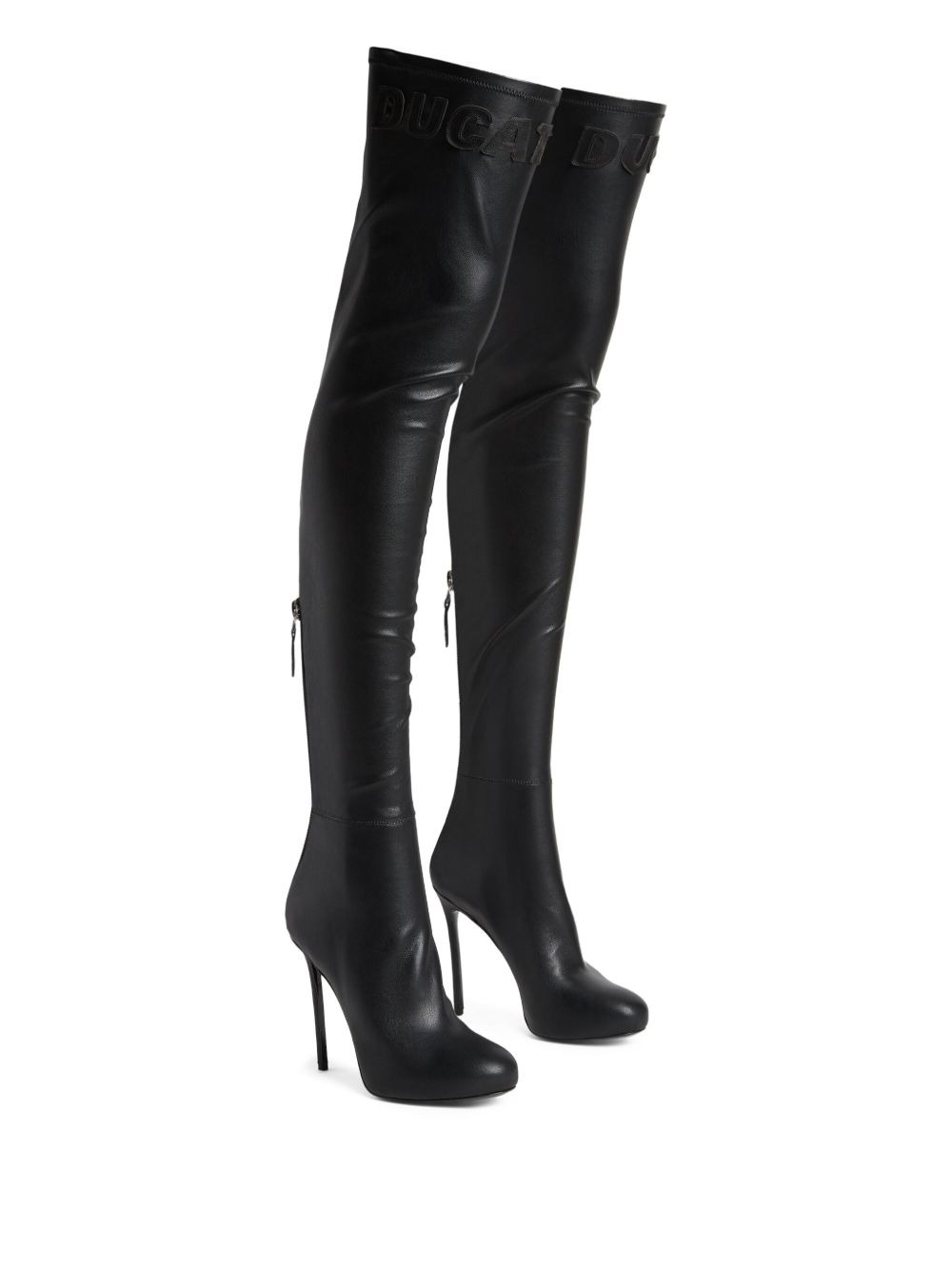x Ducati leather over-the-knee boots - 2