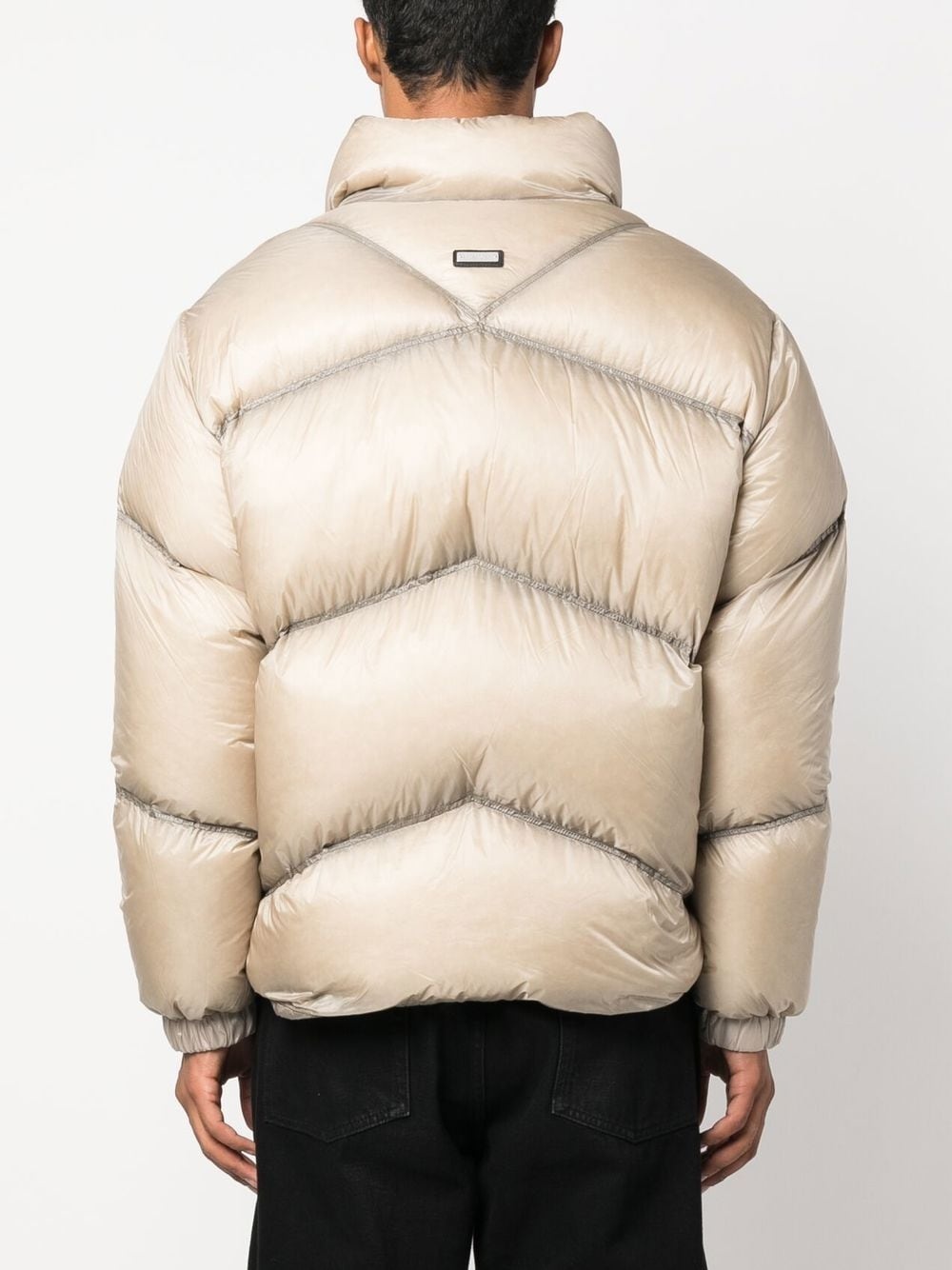 stand-up collar puffer jacket - 4