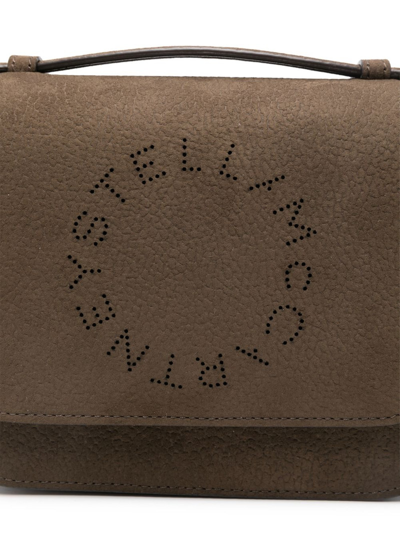 logo-perforated cross body bag 4