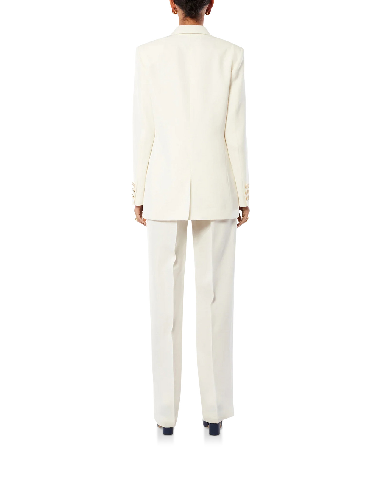 Off-White Wide Leg Trousers - 3