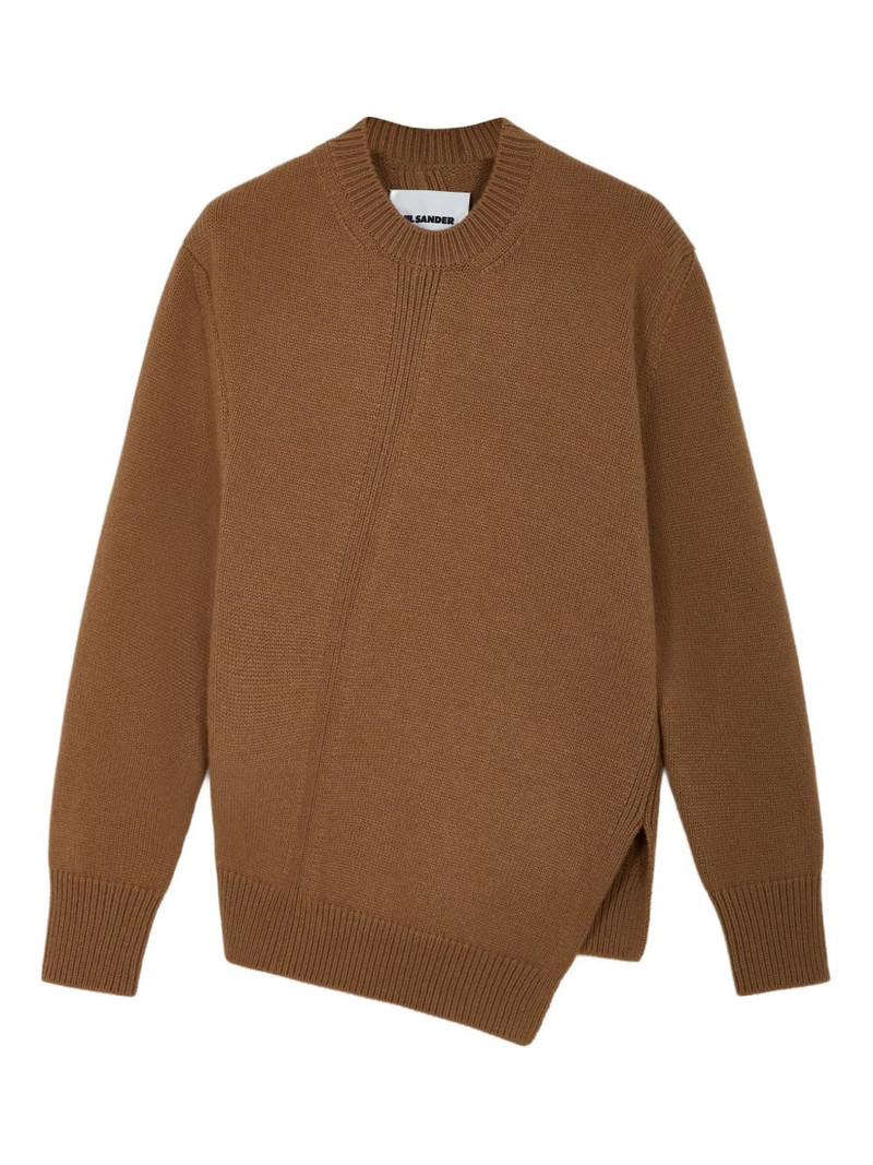 asymmetric wool sweater 1