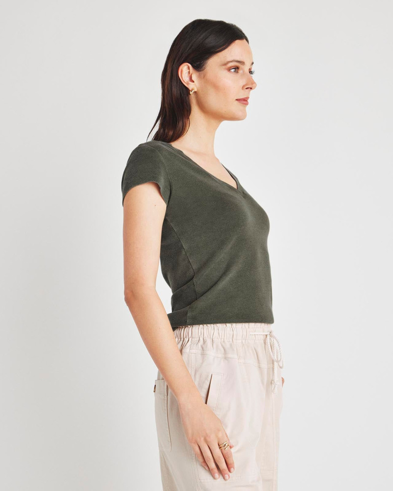 Faye V-Neck Tee 4