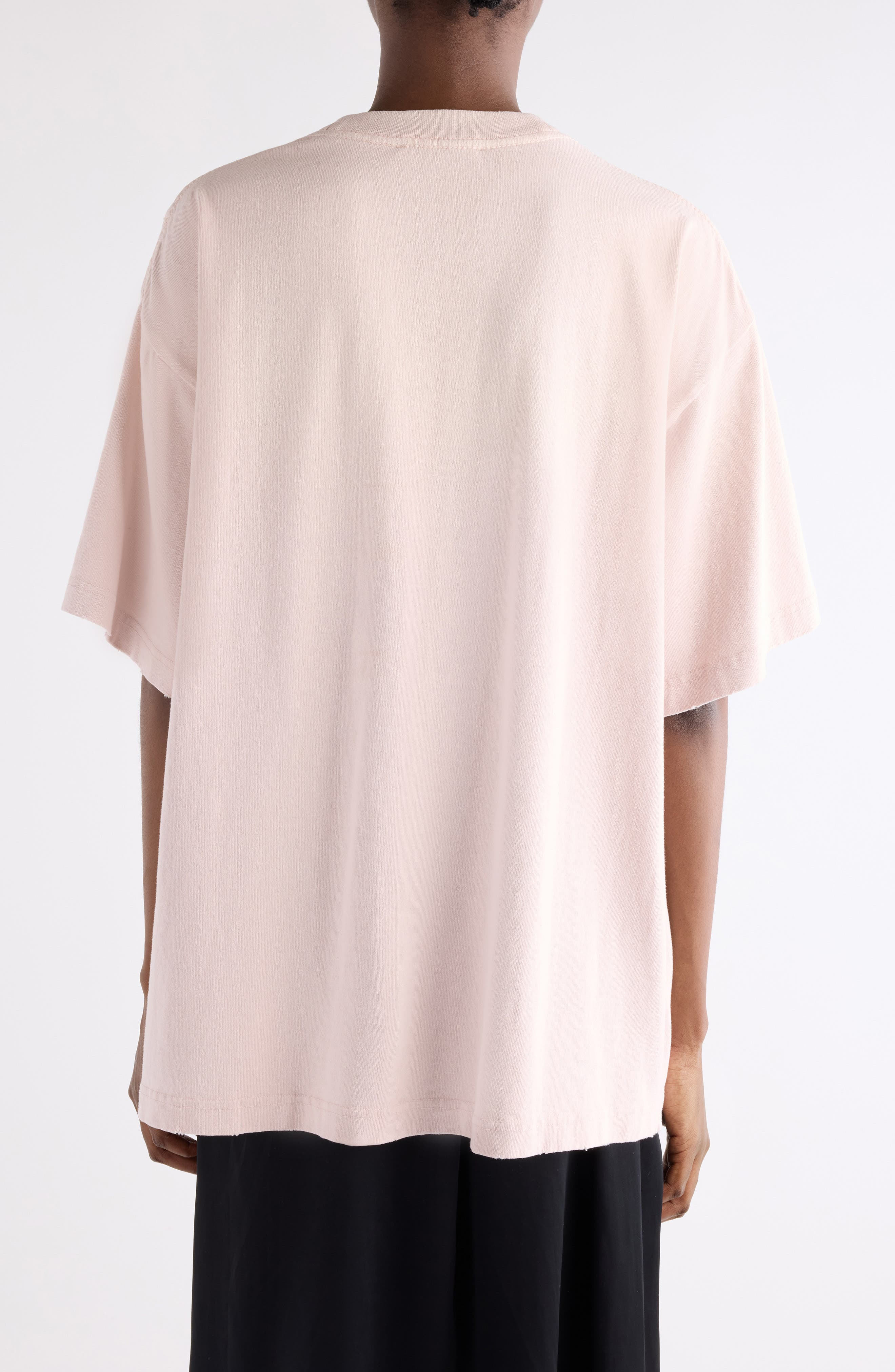 Acne Studios Edra Bell Graphic T-Shirt in Violet Pink at Nordstrom - 3
