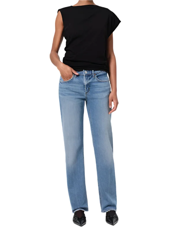 Low Rise Slim (Stretch) in Kindle - 1