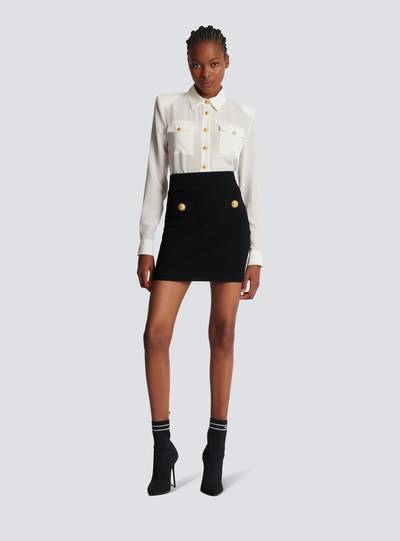 Balmain Short knit skirt outlook