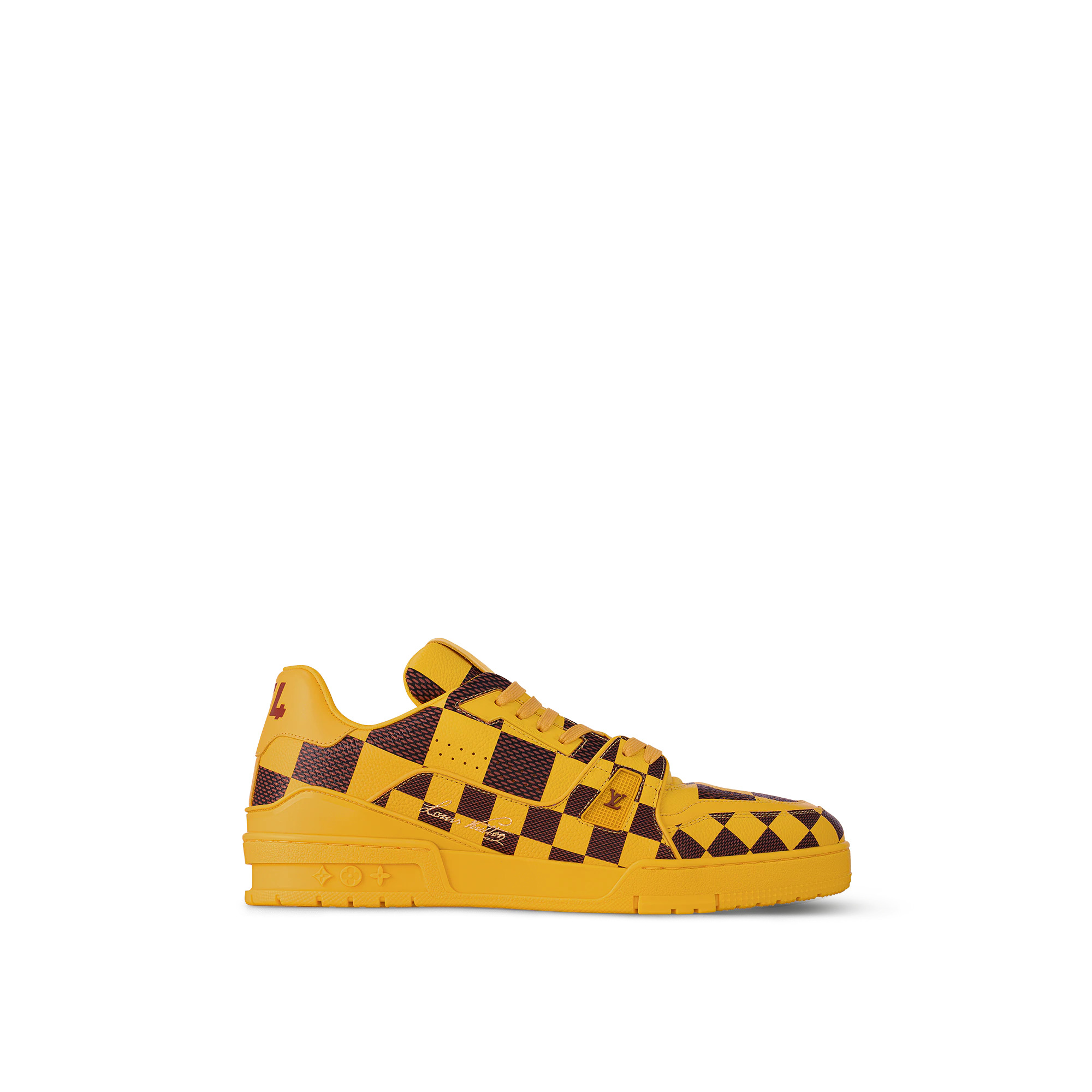 Louis vuitton yellow sneakers online