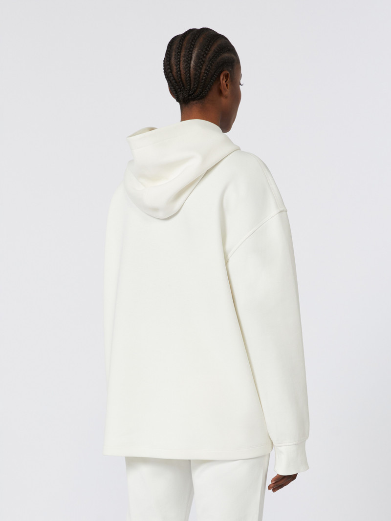 VISIERA Oversized cotton jersey sweatshirt 4