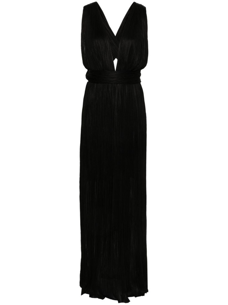 Kim plissÃ© silk maxi dress 1