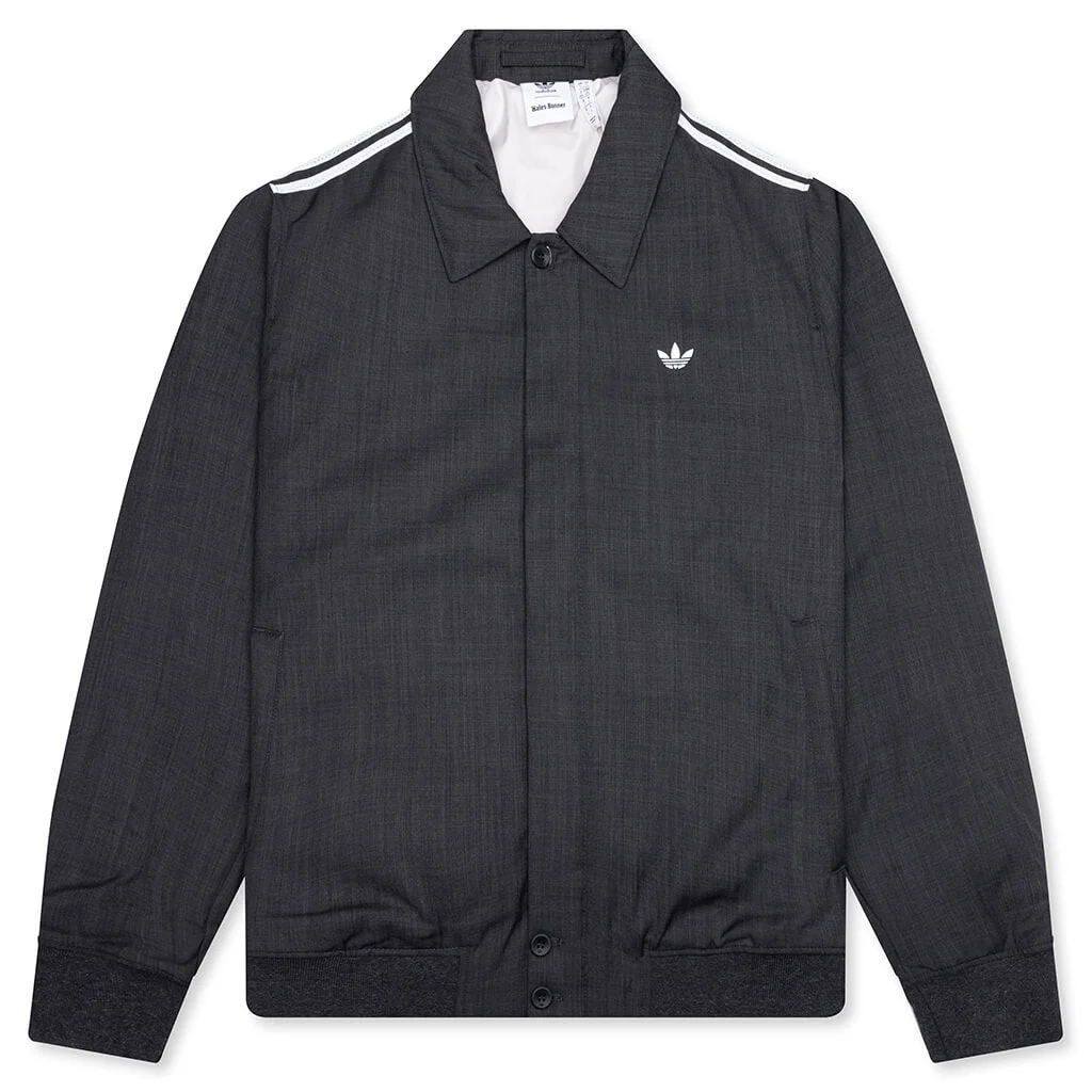 ADIDAS ORIGINALS X WALES BONNER WOOL BLOUSON - DARK GREY HEATHER - 1