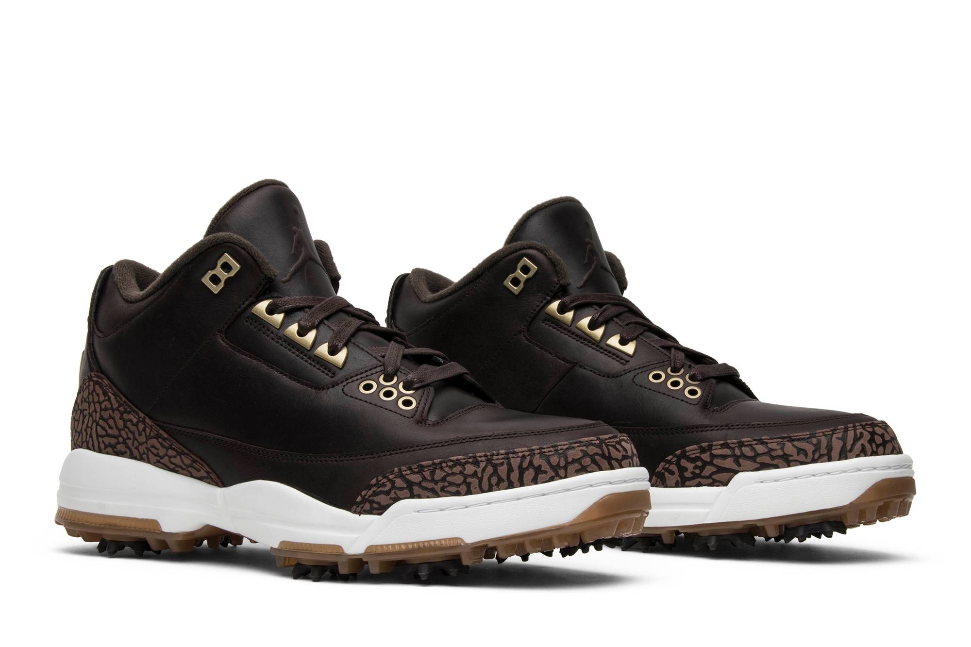 Air Jordan 3 Golf Premium 'Brown' - 8