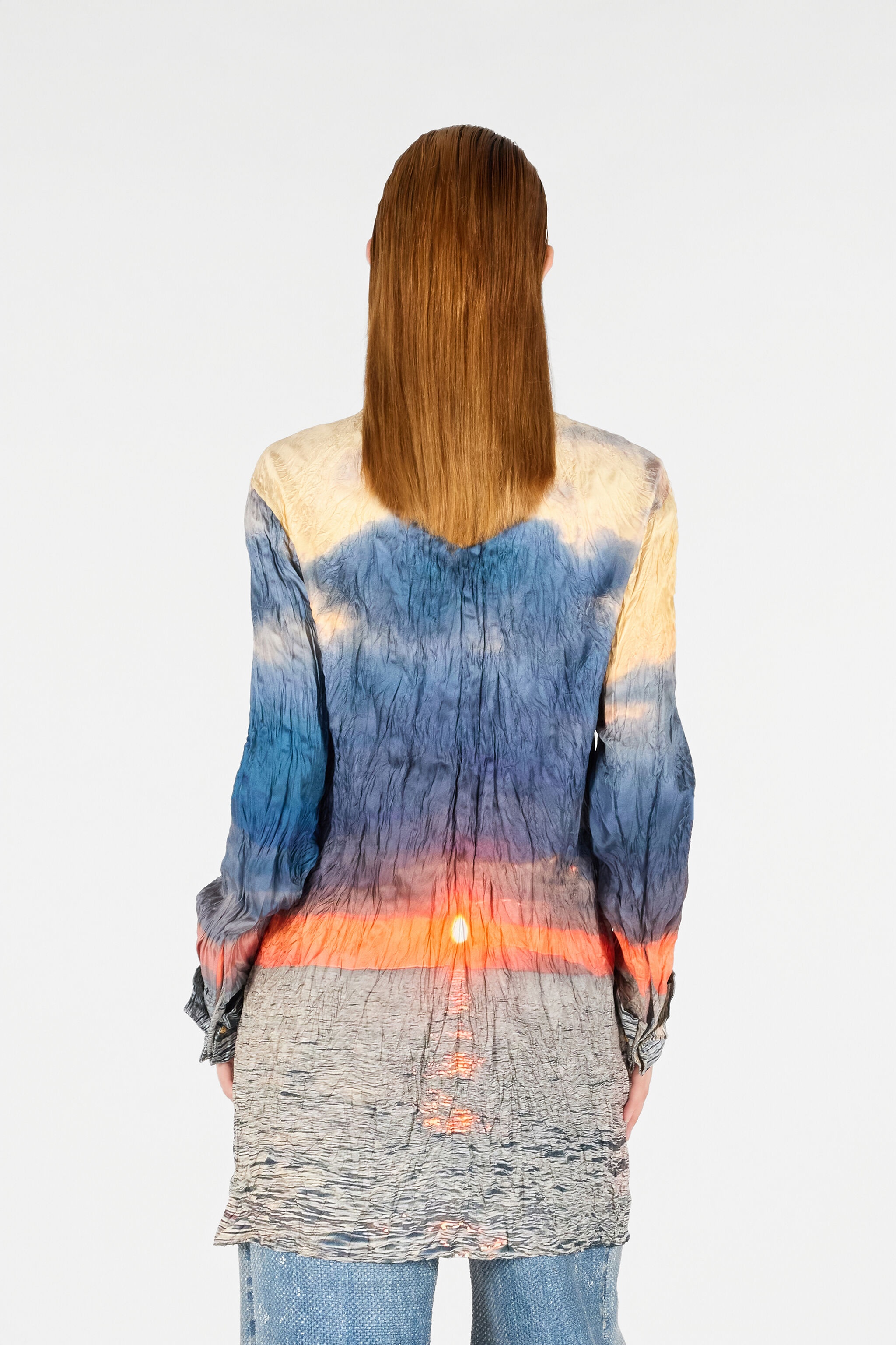 Sunrise Print Dress - 4