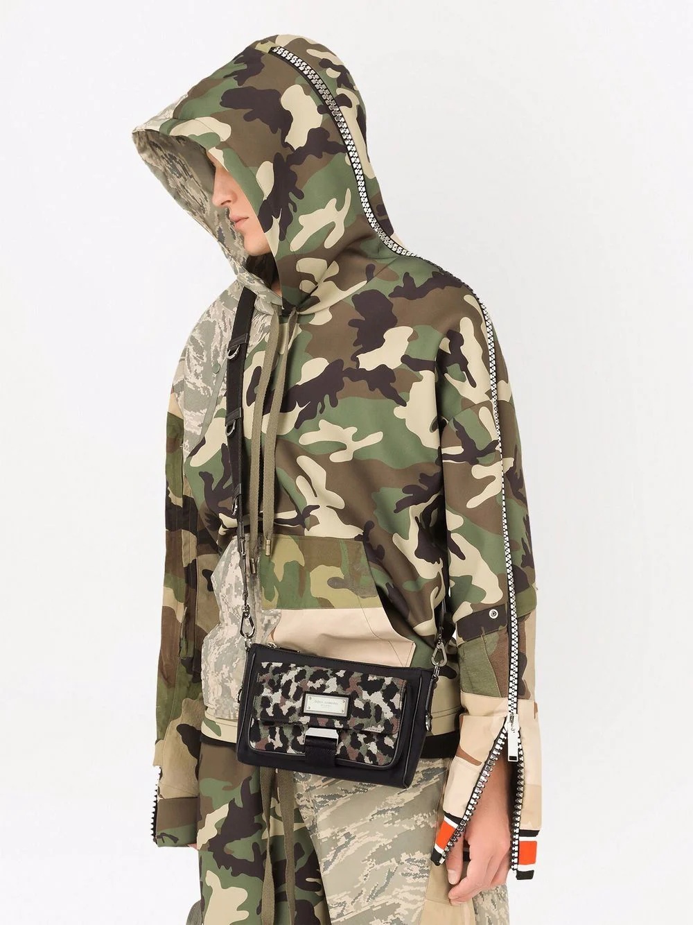 leopard-print messenger bag - 2