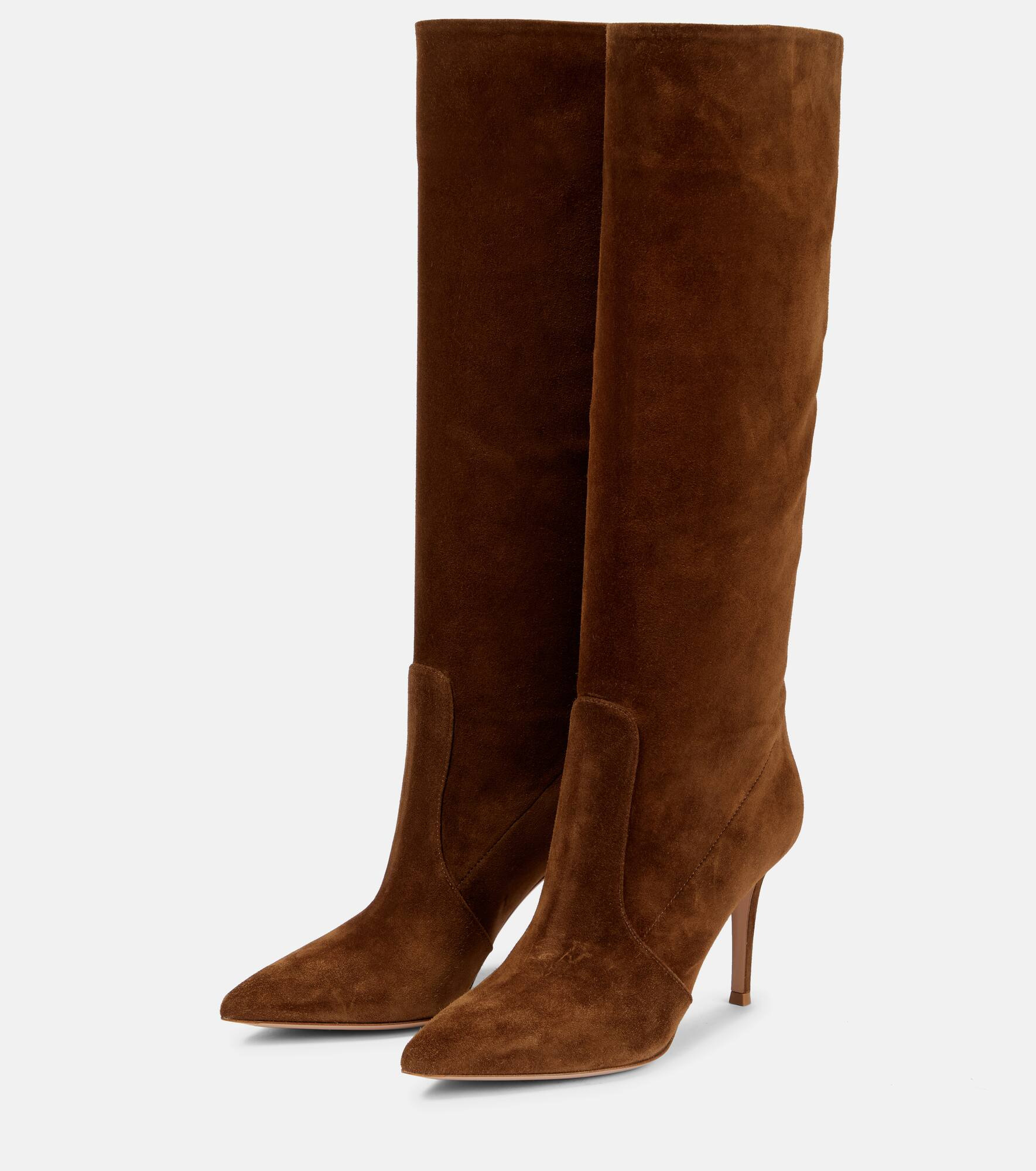 Hansen 85 suede knee-high boots - 5