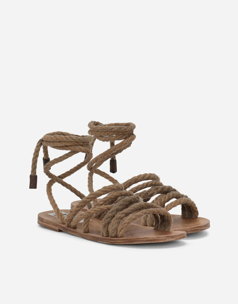 Dolce & Gabbana Cord sandals outlook